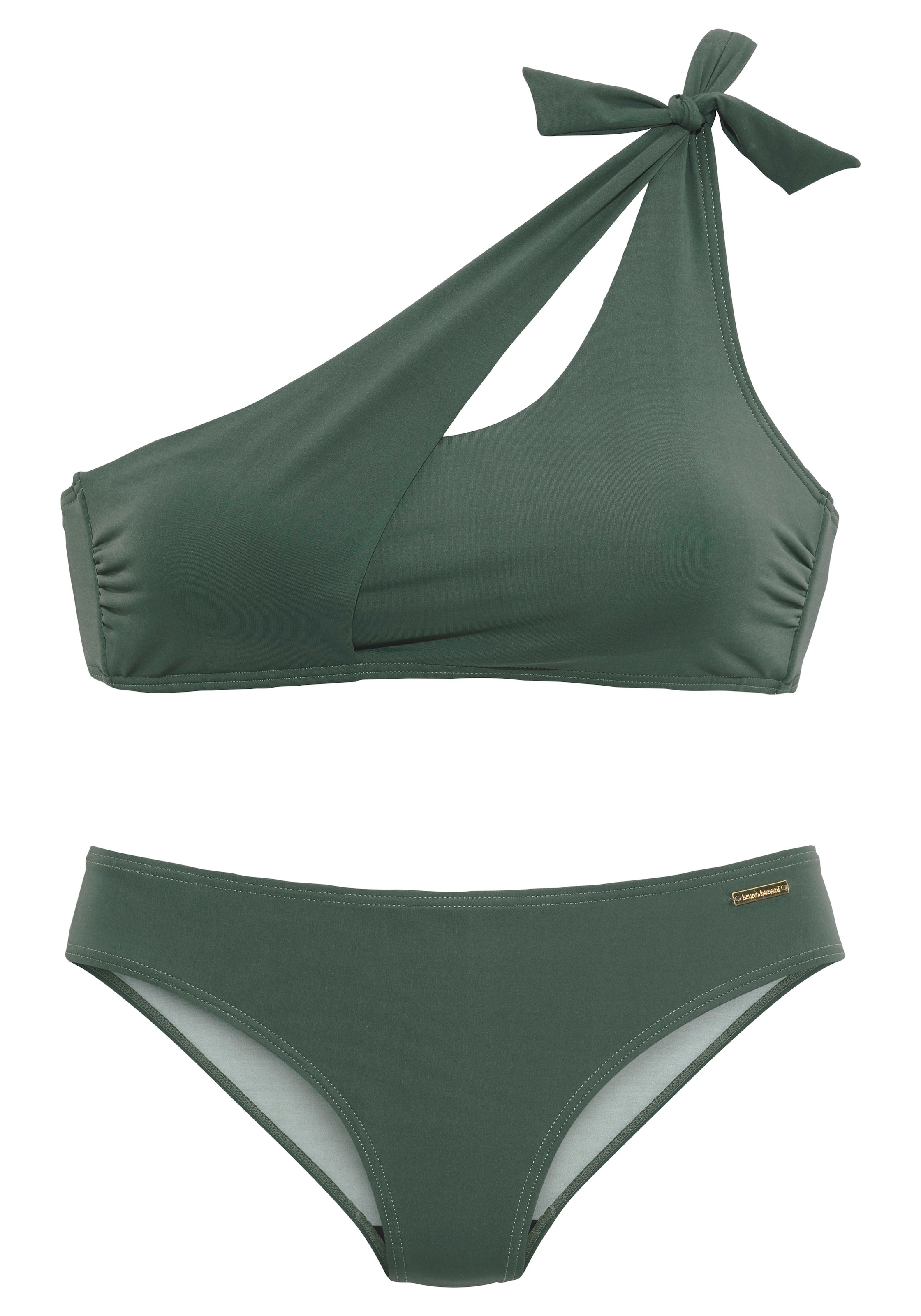 Bruno Banani Bustier-Bikini, mit asymmetrischem Schnitt