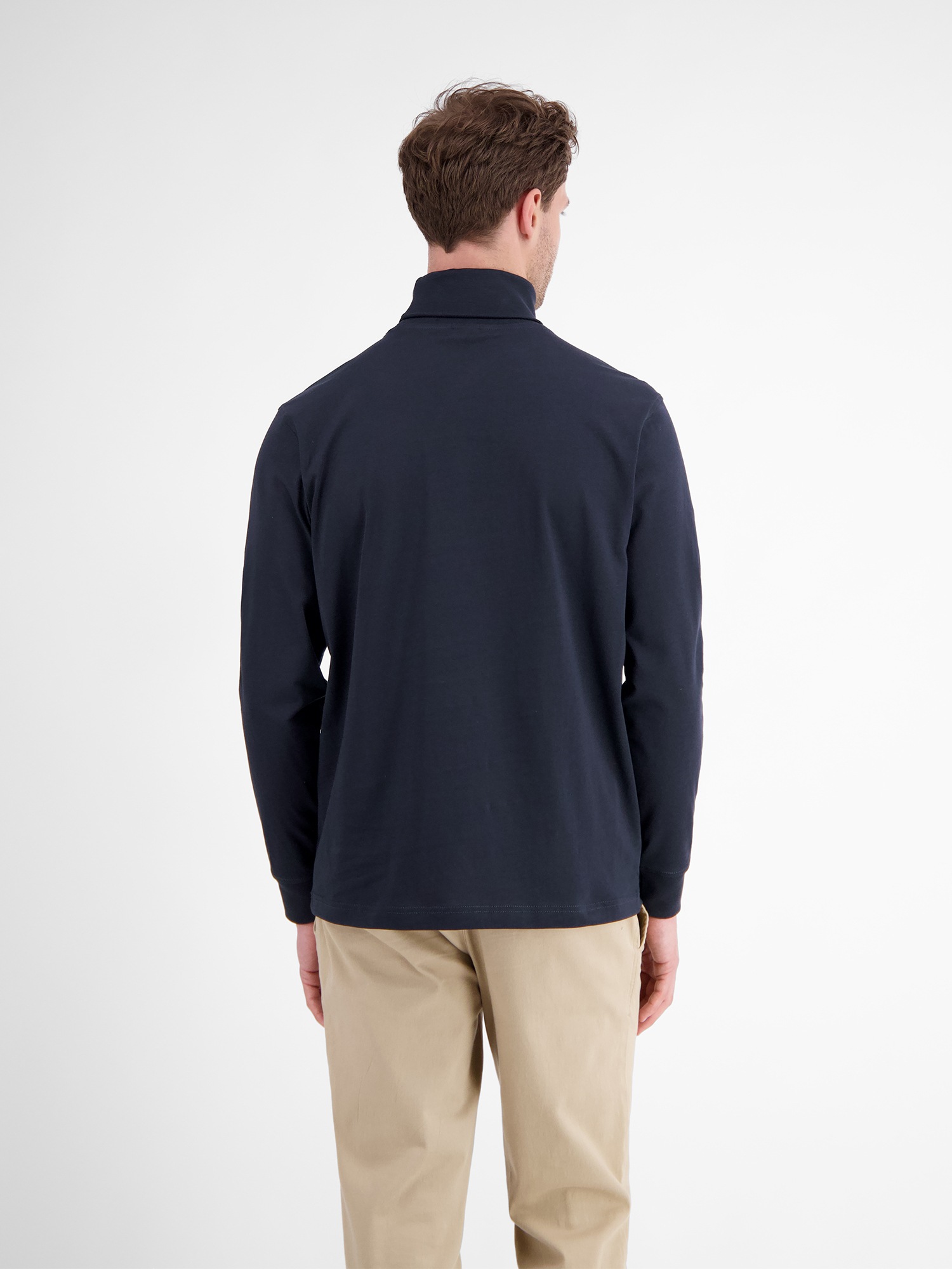 LERROS Sweatshirt »LERROS Rollkragenshirt aus weicher Baumwolle«