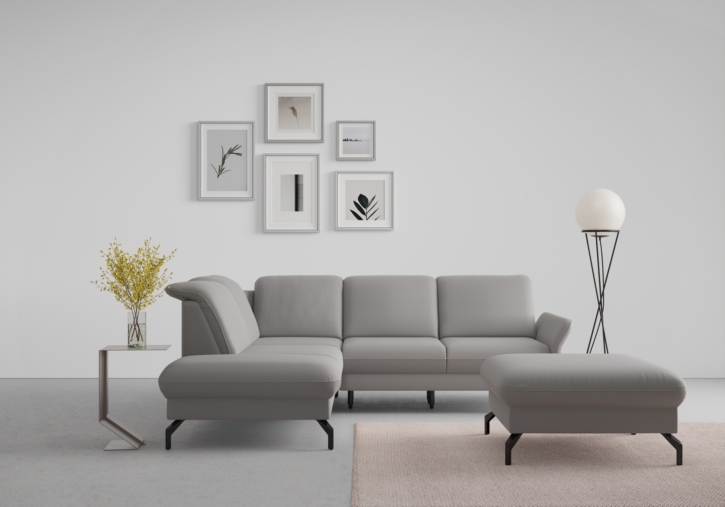 sit&more Ecksofa »Fashion L-Form«, wahlweise mit Kopfteilverstellung und Vo günstig online kaufen