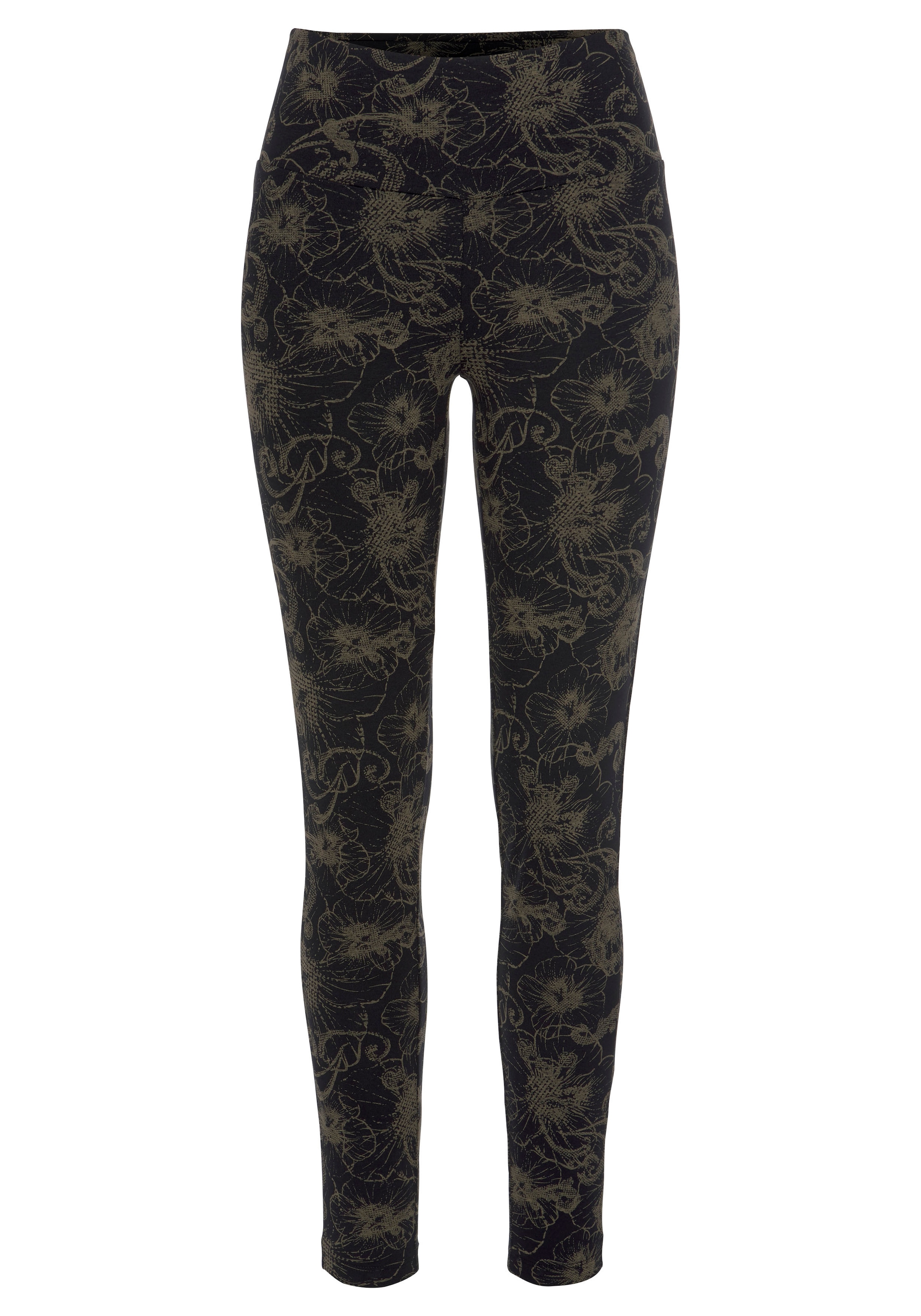 H.I.S Leggings, (2er-Pack), bedruckt und uni