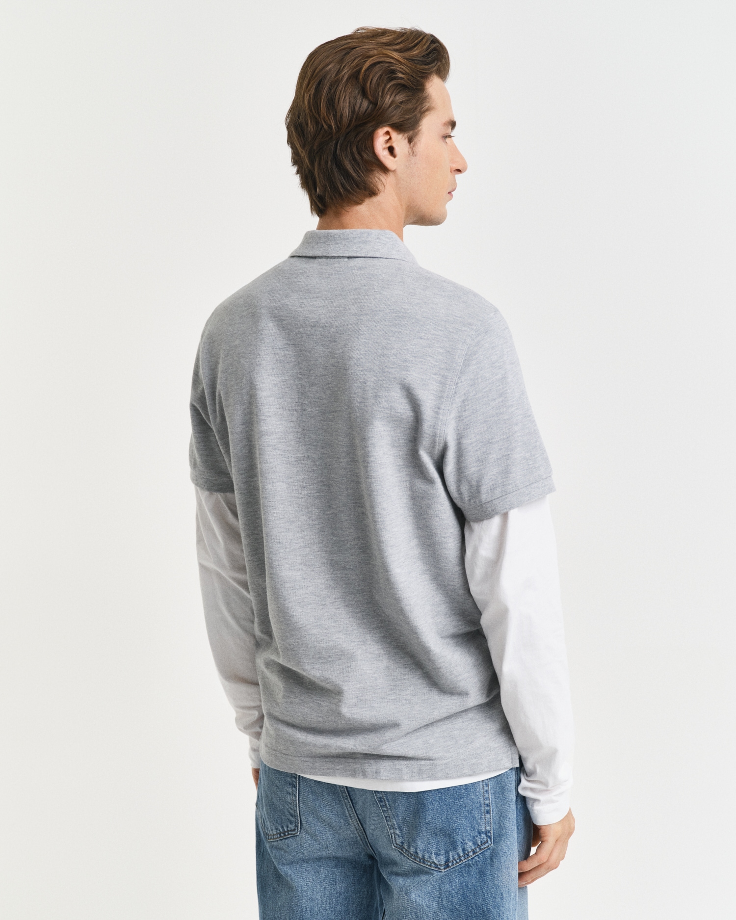 Gant Poloshirt »REG SHIELD SS PIQUE POLO« mit Logo und Flachstrickkragen 100% Baumwolle Pique