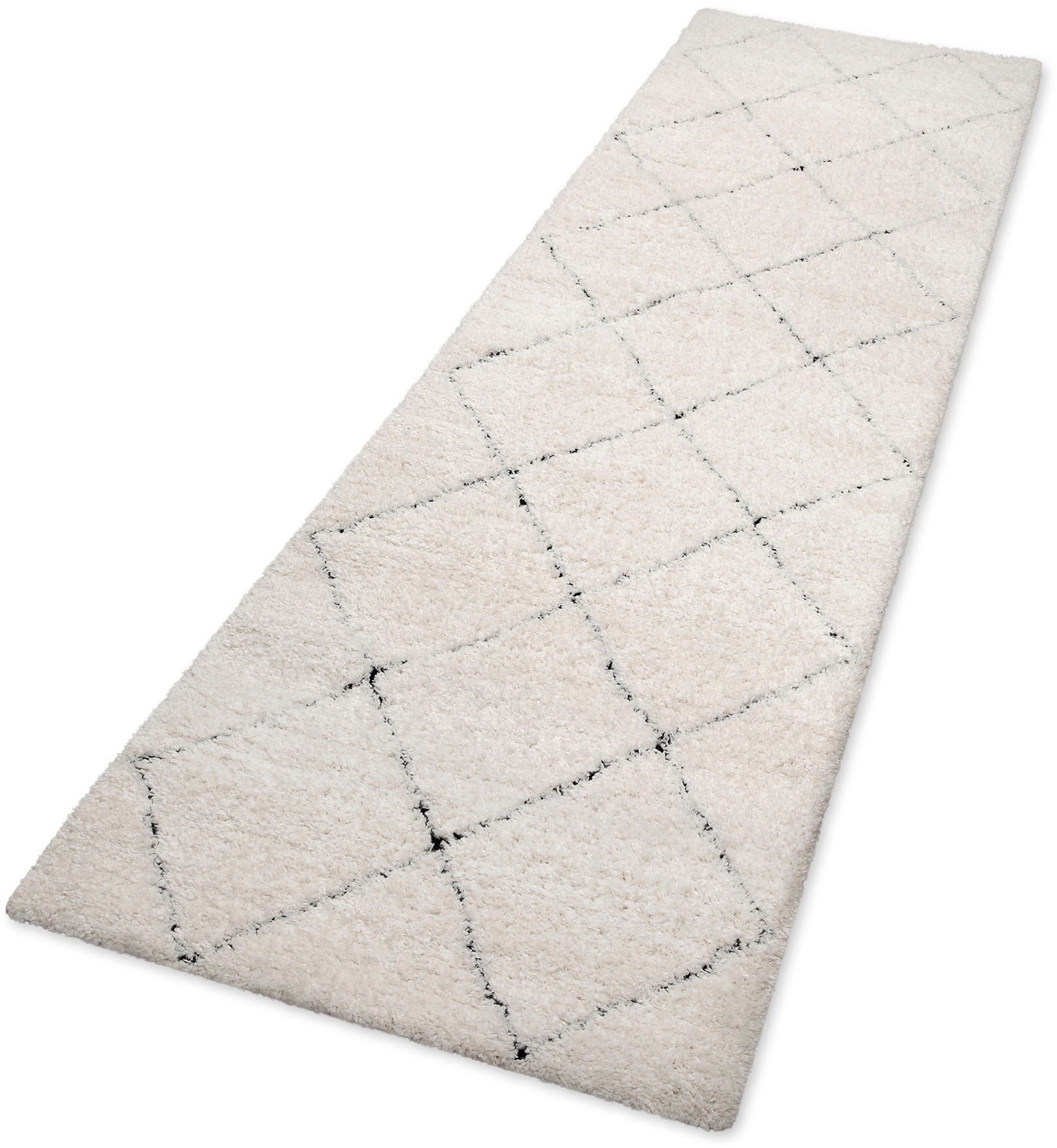 my home Hochflor-Teppich »Aveline, auch als Läufer erhältlich«, rechteckig, günstig online kaufen