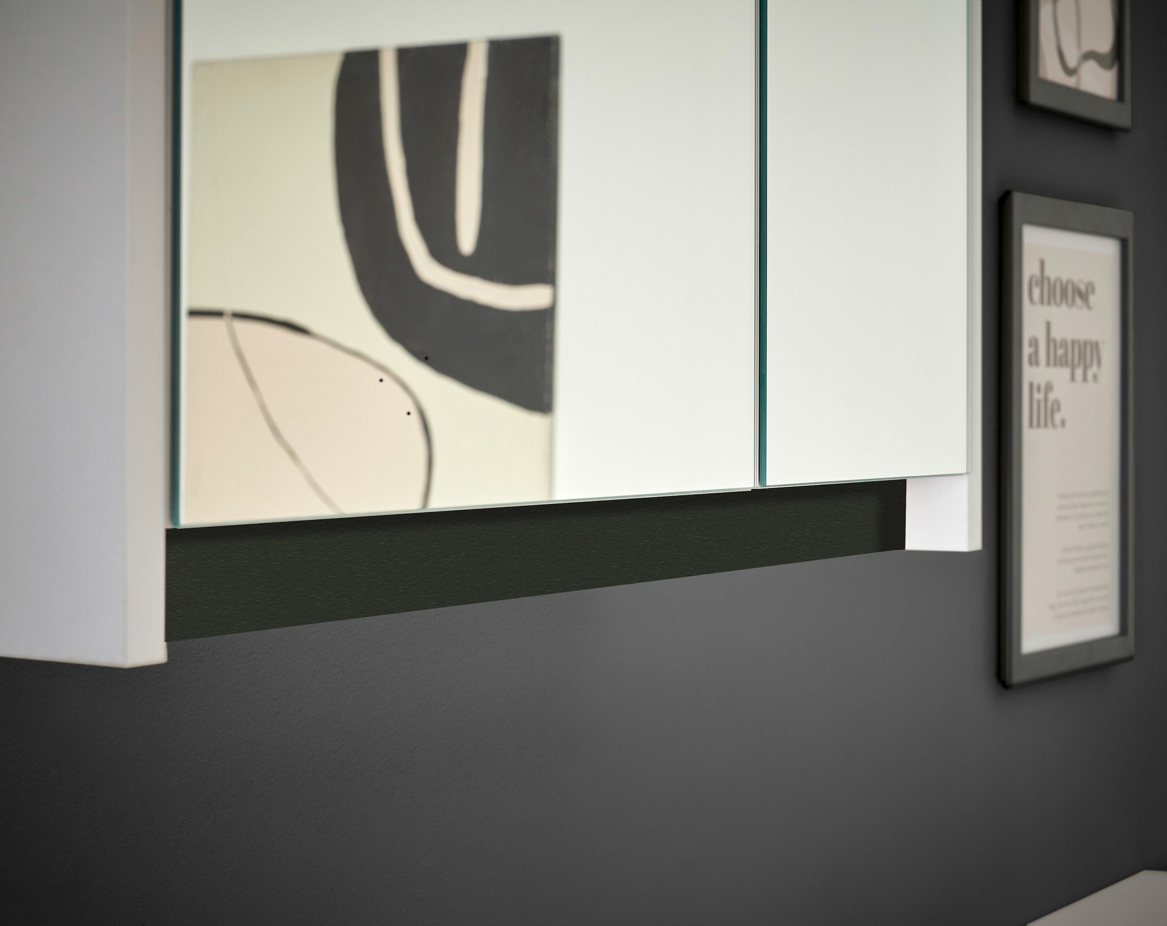 BASIC by Balculina Badezimmerspiegelschrank »Avanto B/H/T 60x70x20 cm« 1 Stk. tlg.