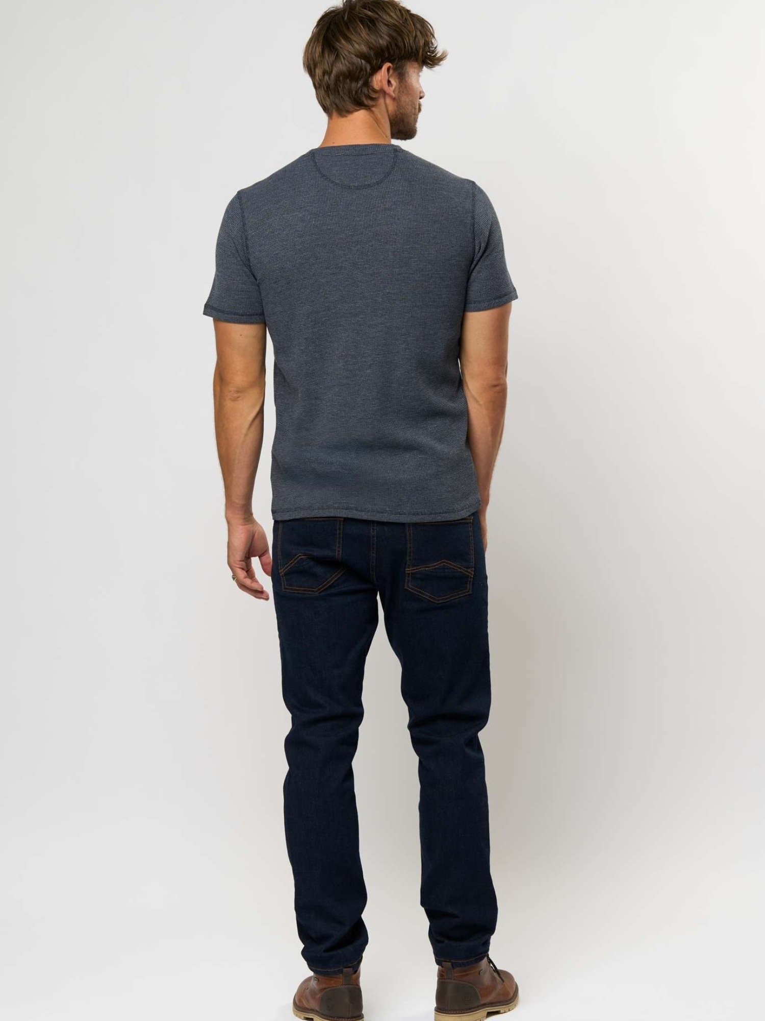 MCS Kurzarmhemd »MCS T-shirt MCColin Waffle«