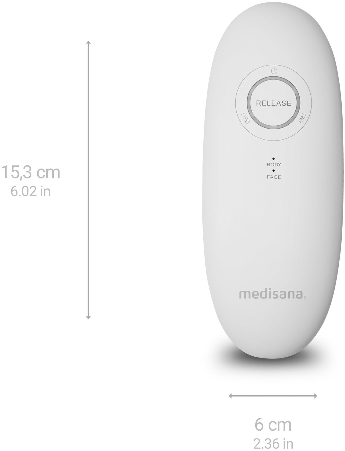 Medisana Massagegerät »VC 150«, (Set, 3 tlg.), Vitalisierende & stimulierende
Schröpfmassage mit Rotlicht und EMS