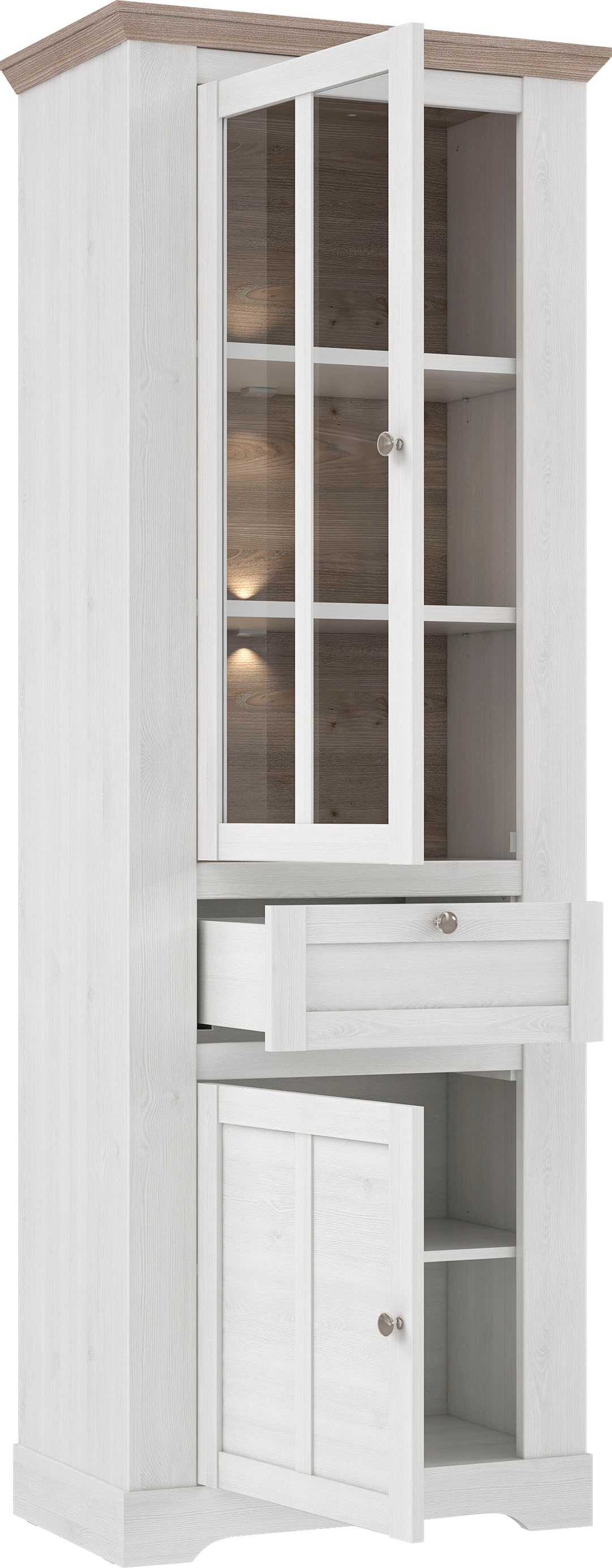 FORTE Vitrine »Iloppa«, Höhe ca. 209 cm