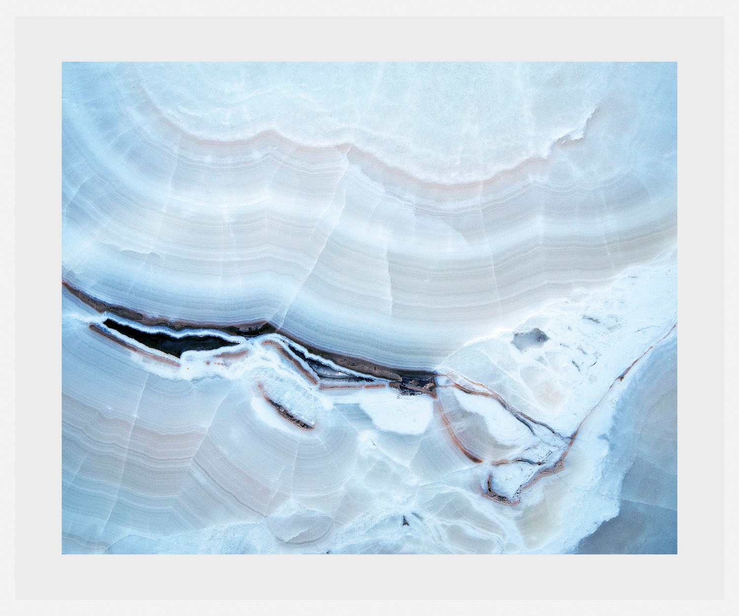 queence Bild »Henna« Abstrakt | Gemälde | Kunst | Marmor 1 Stk. tlg. HD Premium Poster-Druck inkl. Holzrahmen