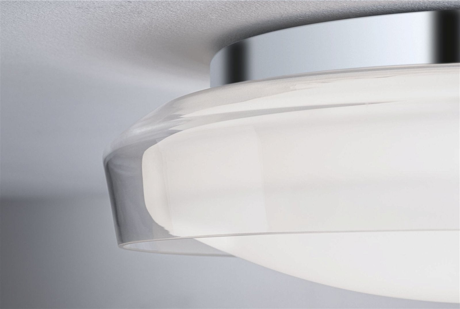 Paulmann LED Deckenleuchte »Selection Bathroom Luena IP44 11,5W 3000K Chrom 230V Glas/Metall«, 1 flammig