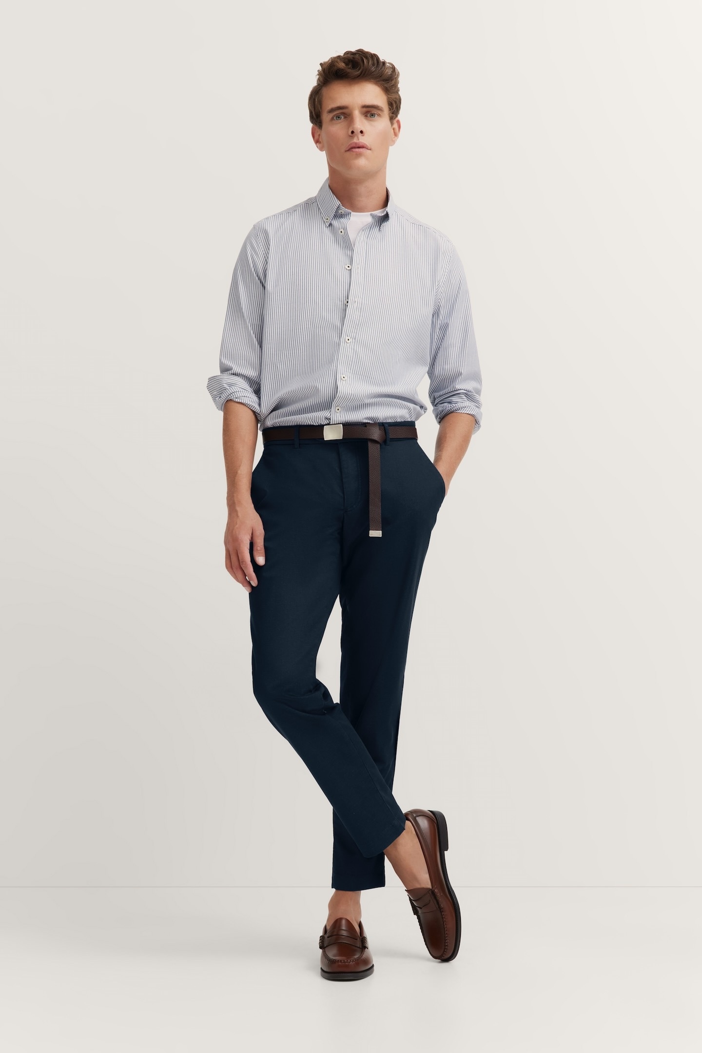 bugatti Chinohose, aus Baumwoll-Mix