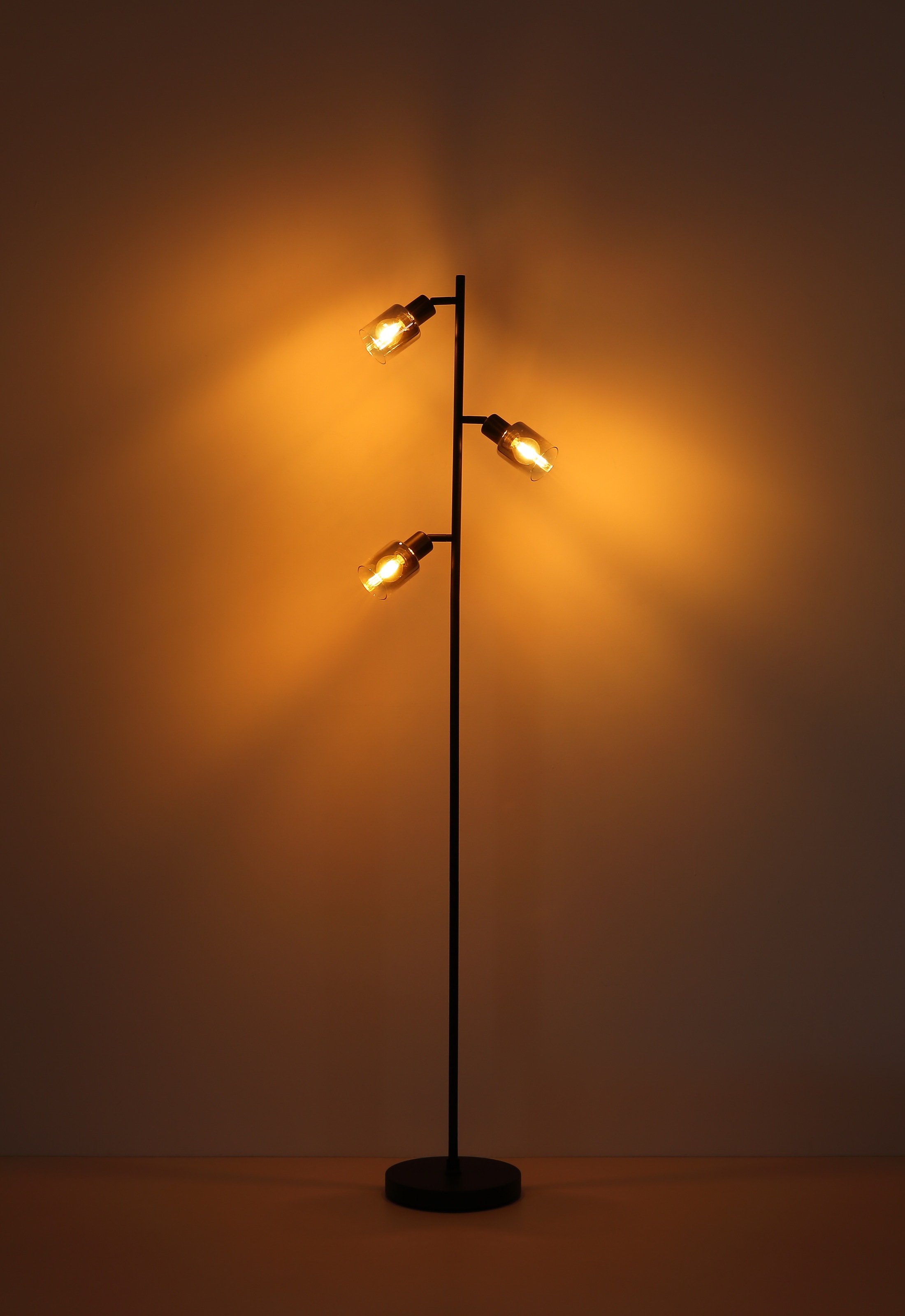 GLOBO LIGHTING Stehlampe »HUBERTUS« E14 1 Stk. Stehlampe Wohnzimmer Schlafzimmer Flur Design-Leuchte