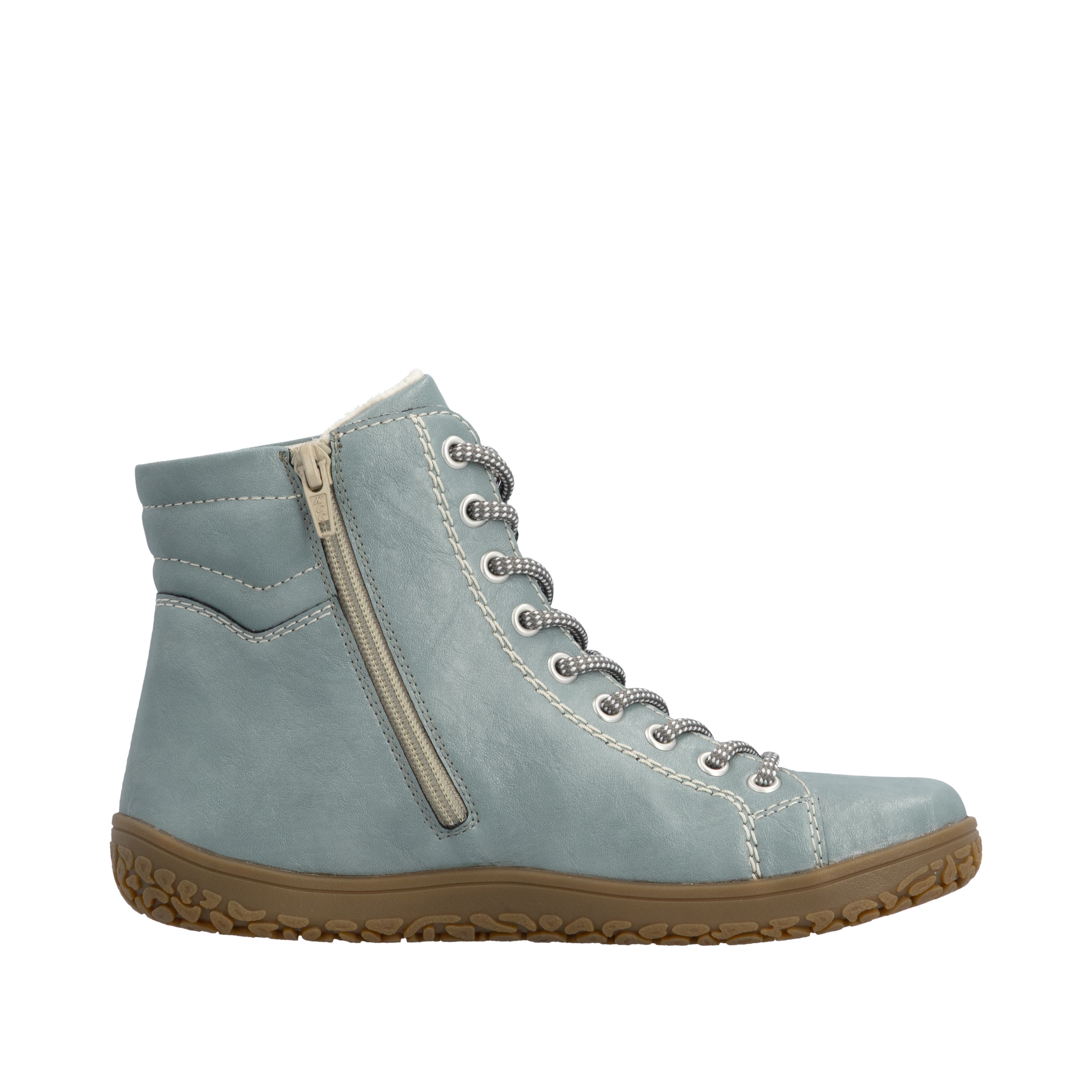 Rieker Schnürboots  Herbstboots, Stiefelette mit modischen Konstrastnähten