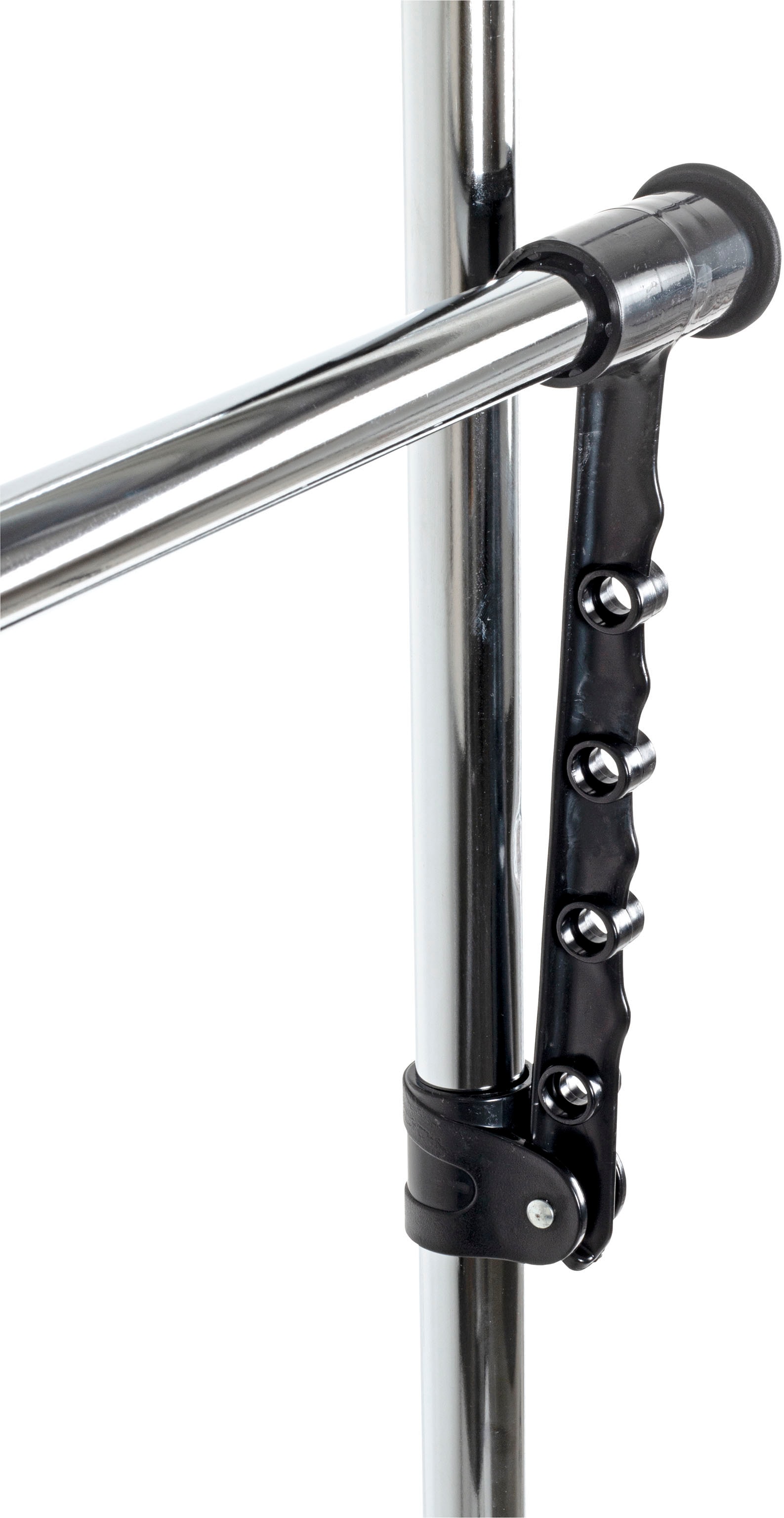 HAKU Garderobenständer »Garderobe, Garderobenständer, Kleiderständer auf Rollen, Kleiderwagen« rechteckig - aus Metall Schwarz - B/T/H 94-160/49/103-170 cm