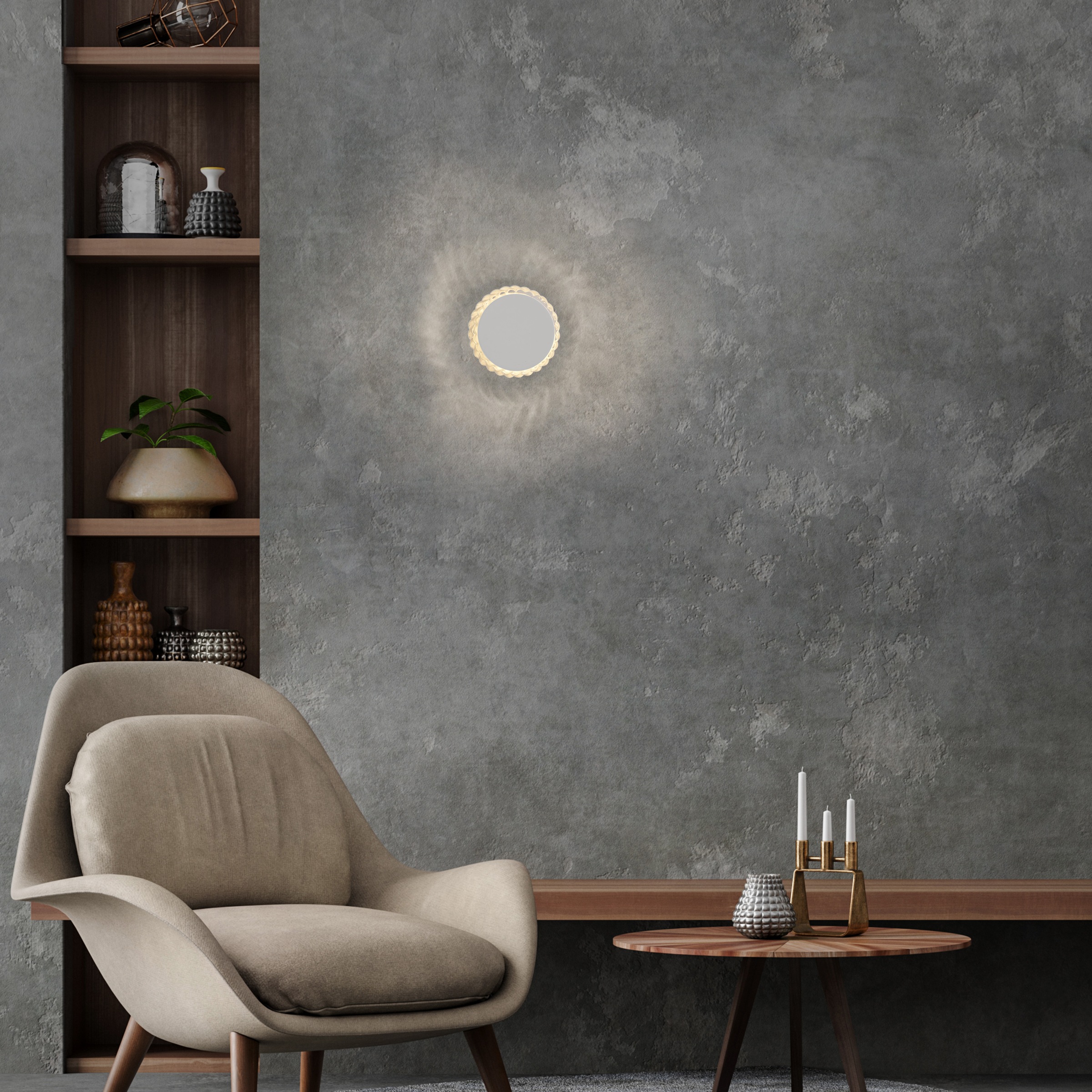 JUST LIGHT Wandleuchte »IGO« LED-Board 1 Stk. Warmweiß LED