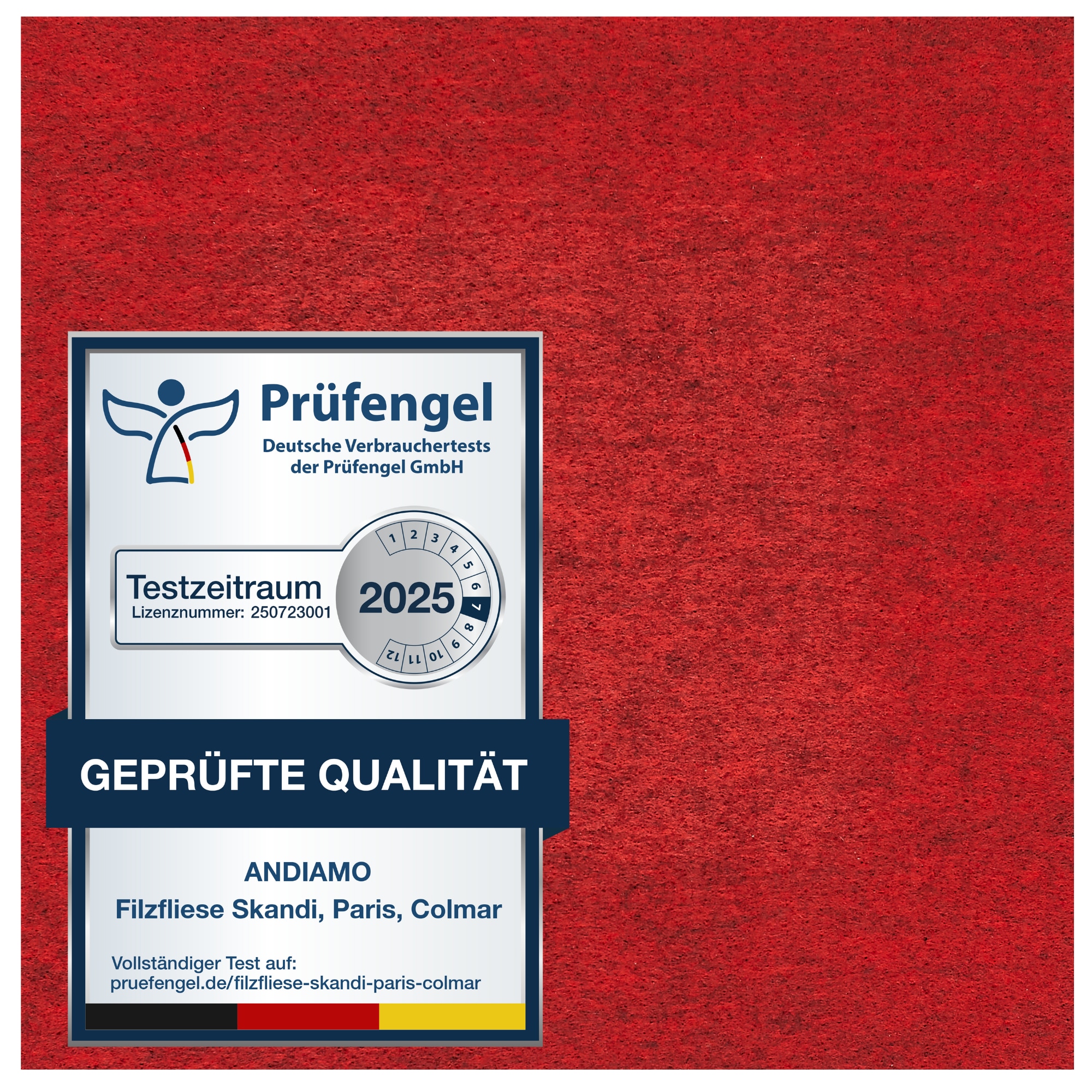 Andiamo Teppichfliese »Skandi, selbstklebend«, rechteckig, 4 mm Höhe, 40x40 günstig online kaufen