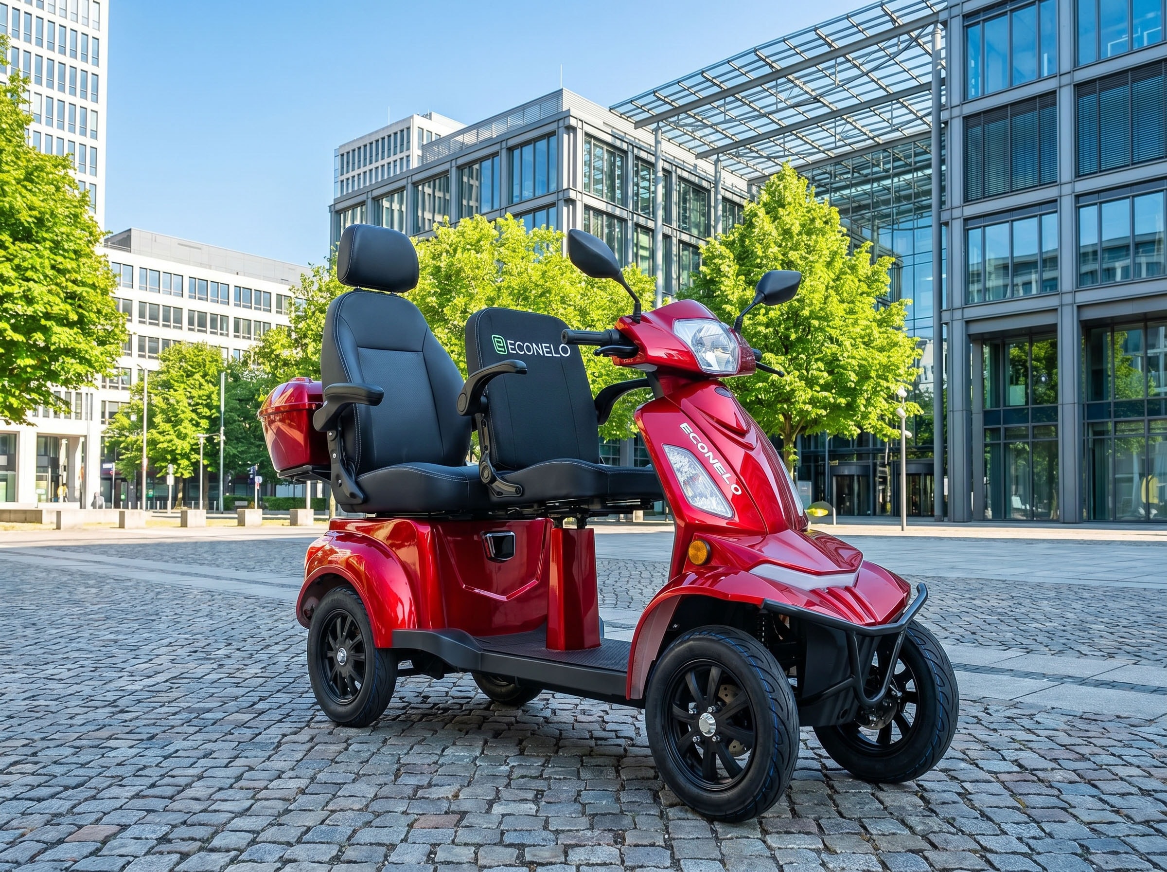 ECONELO Elektromobil »E-Seniorenmobil VISTA Quarter-1L, Blei-Akku, 4-Rad, 60V, 1000 Watt« 1.000 W 25 km/h