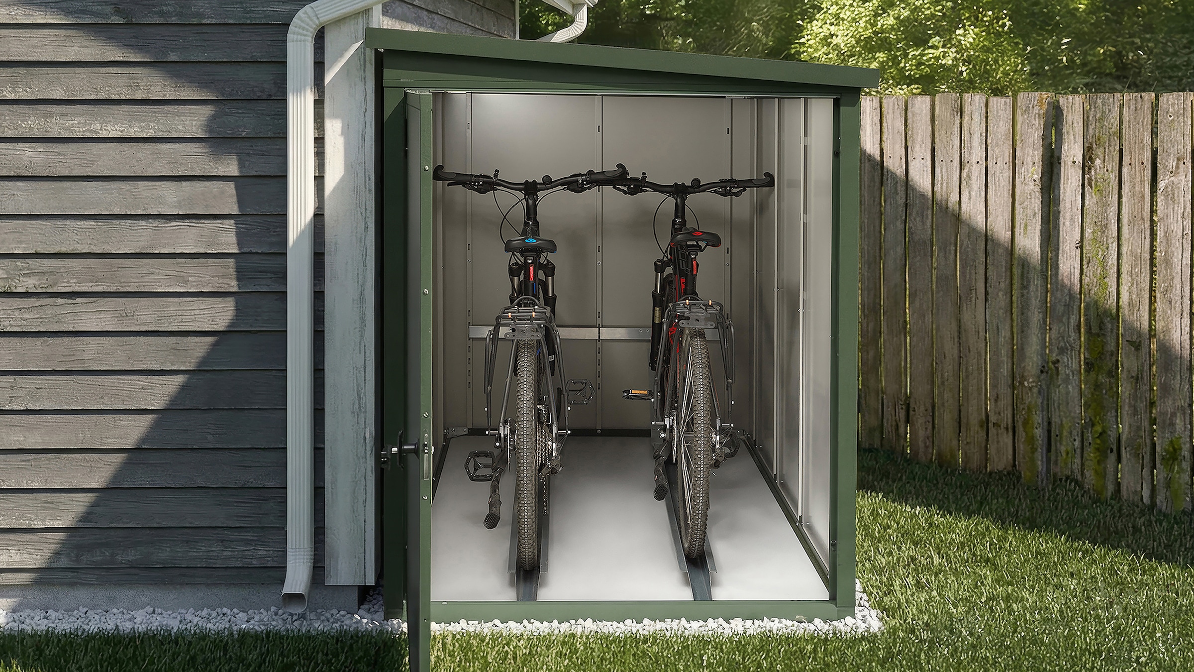 weka Fahrradbox »Gary« Metall pulverbeschichtet, BxTxH: 129x206x159 cm