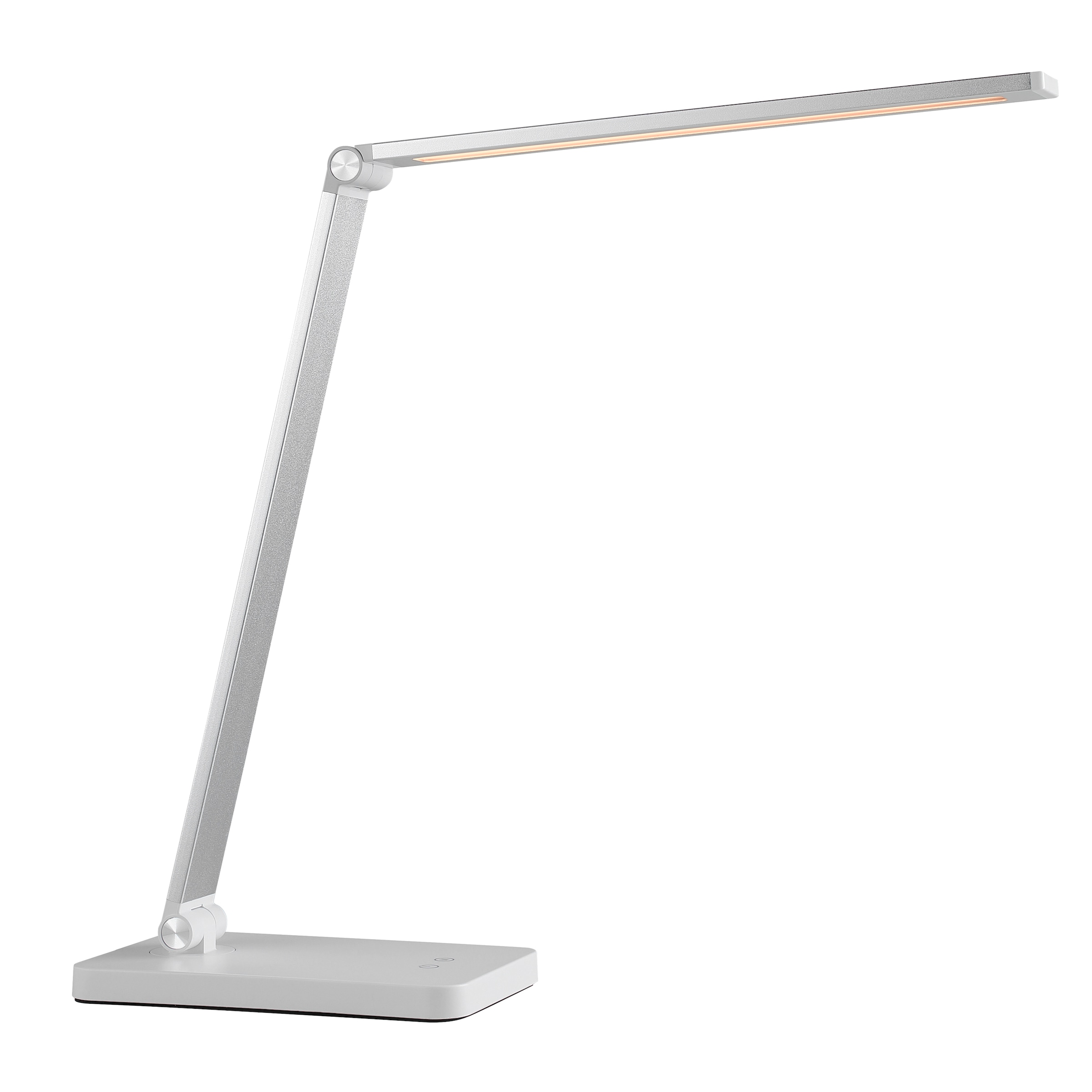 Brilliant LED Tischleuchte »Lomina« LED-Modul 1 Stk. warmweiß - kaltweiß 550 Lumen, 3000-6500K, dimmbar, USB, 38x11 cm