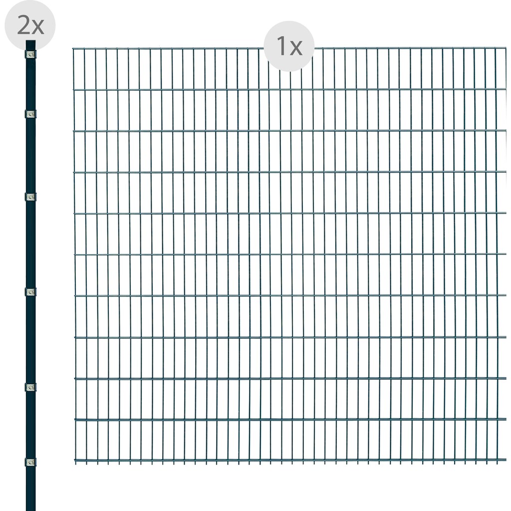 Arvotec Doppelstabmattenzaun »EXCLUSIVE 203 zum Einbetonieren«