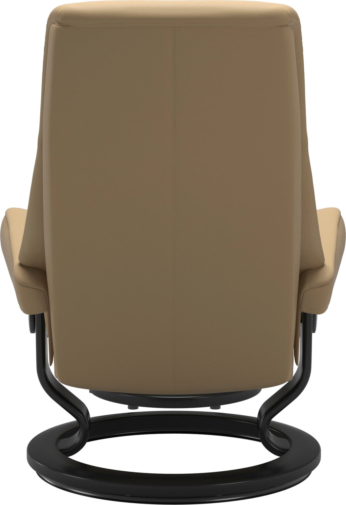Stressless® Relaxsessel »View«, (Set, Relaxsessel mit Hocker), mit Classic Base, Größe S,Gestell Schwarz