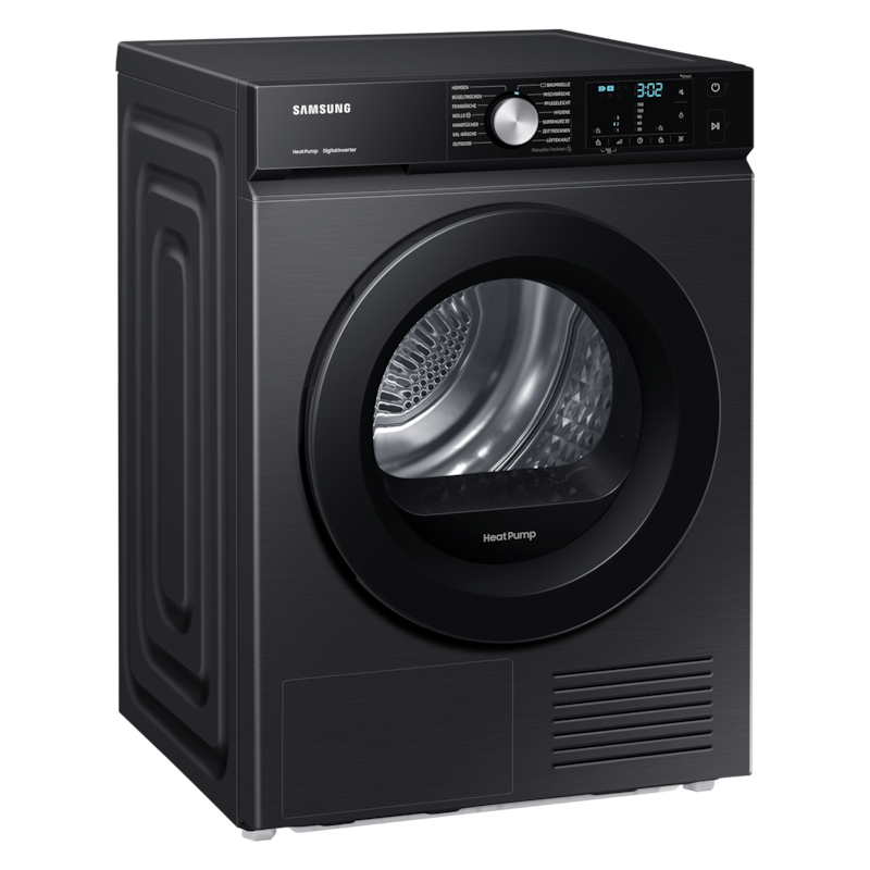 SAMSUNG Wärmepumpentrockner »DV8GBBA225ABEG« DV5000B 8 Digital Inverter Motor schwarz Optimal Dry - Intelligent Trocknen mit Sensoren