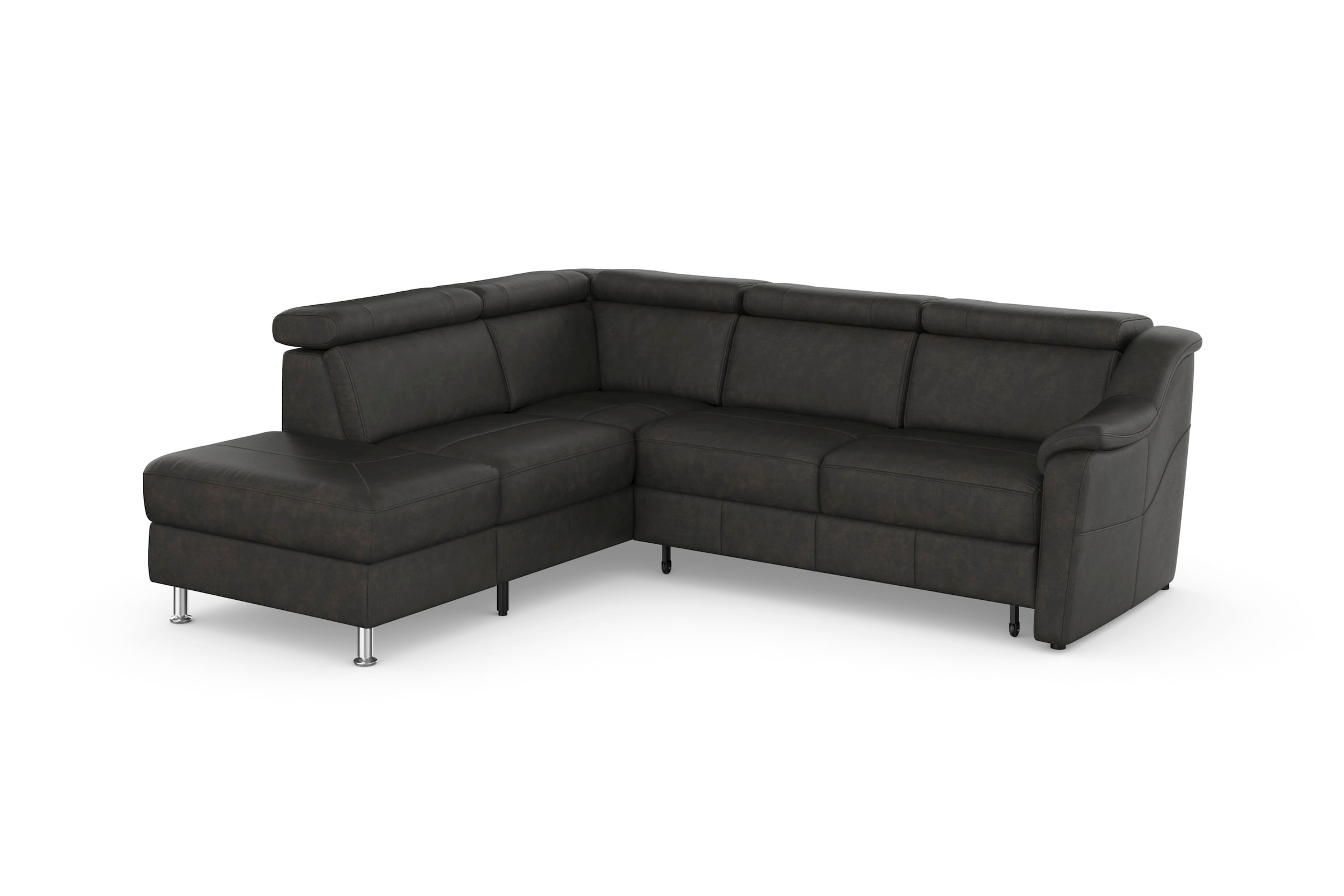 sit&more Ecksofa »Freetown L-Form«, inklusive Kopfteilverstellung und komfortablem Federkern