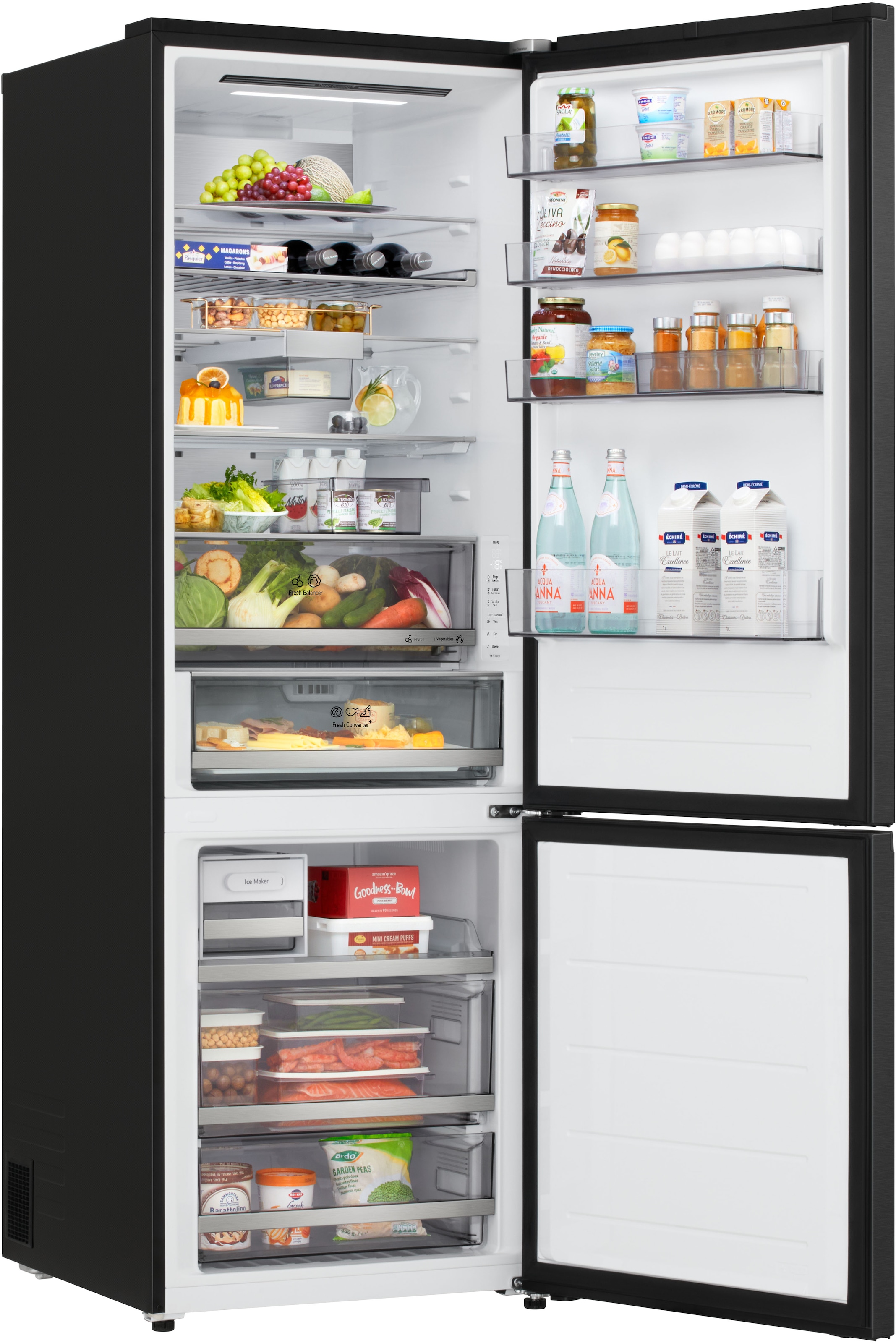 LG Kühl-/Gefrierkombination Serie 7 »GBBW726AEV« 203 cm hoch 69,7 cm breit Vollintegrierbarer Kühlschrank dank frontaler Luftzufuhr und Abluft