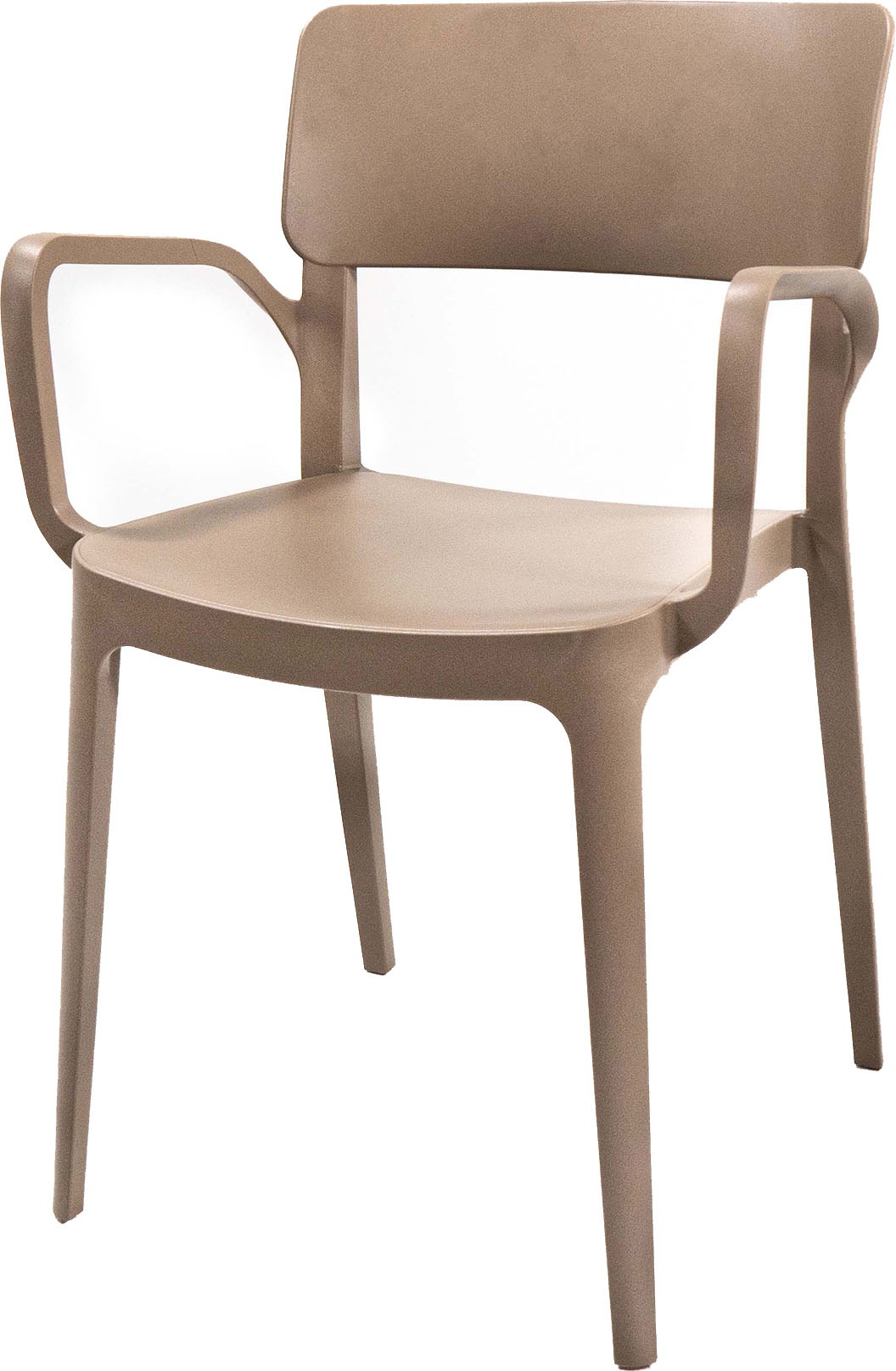 Essentials Gartenstuhl »Wing«, 1 St., sandfarben beige Stapelstuhl Kunststo günstig online kaufen