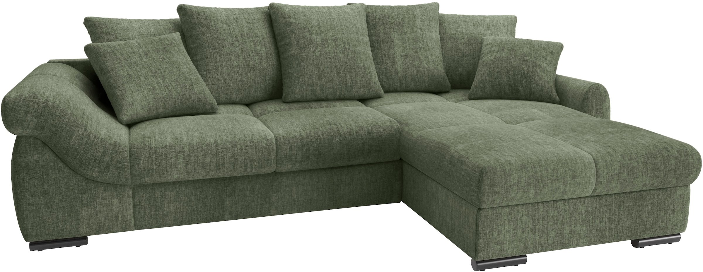 Mr. Couch Ecksofa »Livorno L-Form«, inkl. Hochschläfer-Bettauszug, XL-Bettk günstig online kaufen