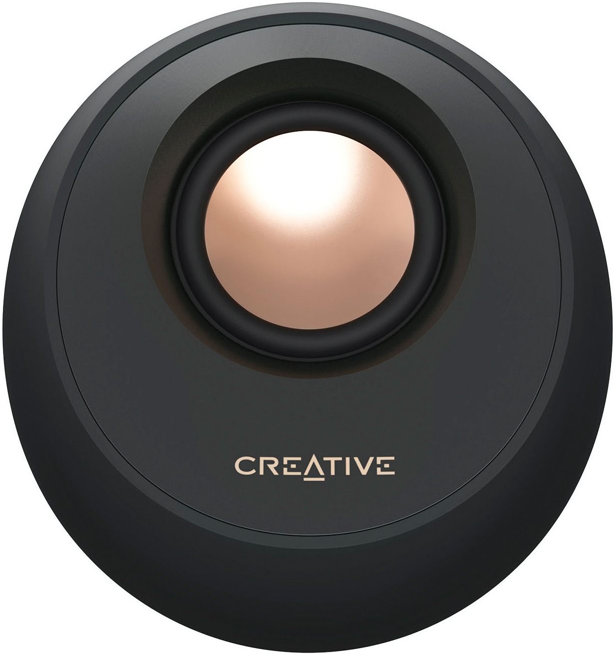 Creative PC-Lautsprecher »Pebble Pro, 2.0, Bluetooth 5.3, USB Audio, RGB, schwarz«, 3,5-mm-AUX-Eingang