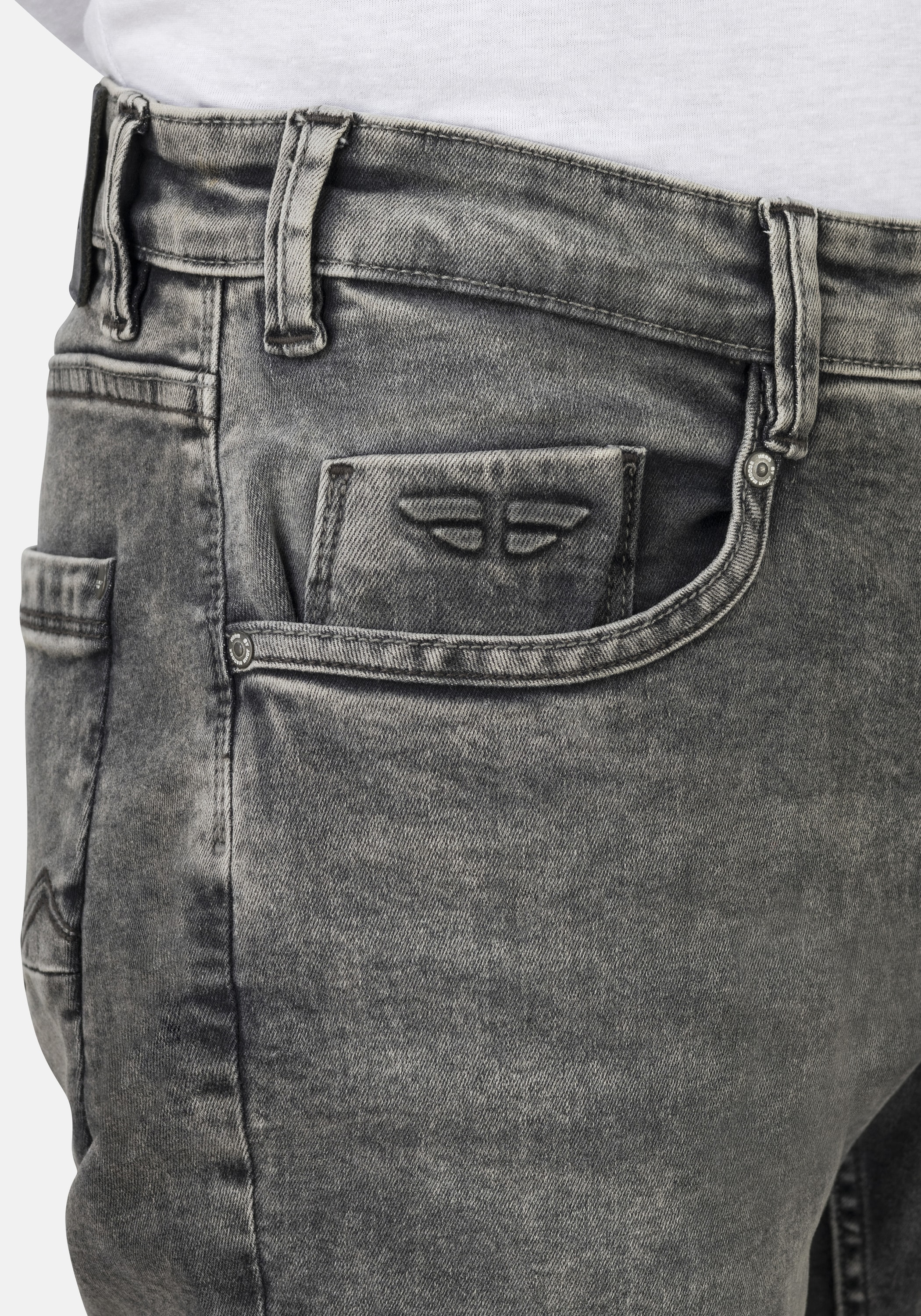 HERO by John Medoox 5-Pocket-Jeans »Baxter Denim Relaxed Fit«, Relaxed Fit Casual Clean Wash Denim Jeans für Herren
