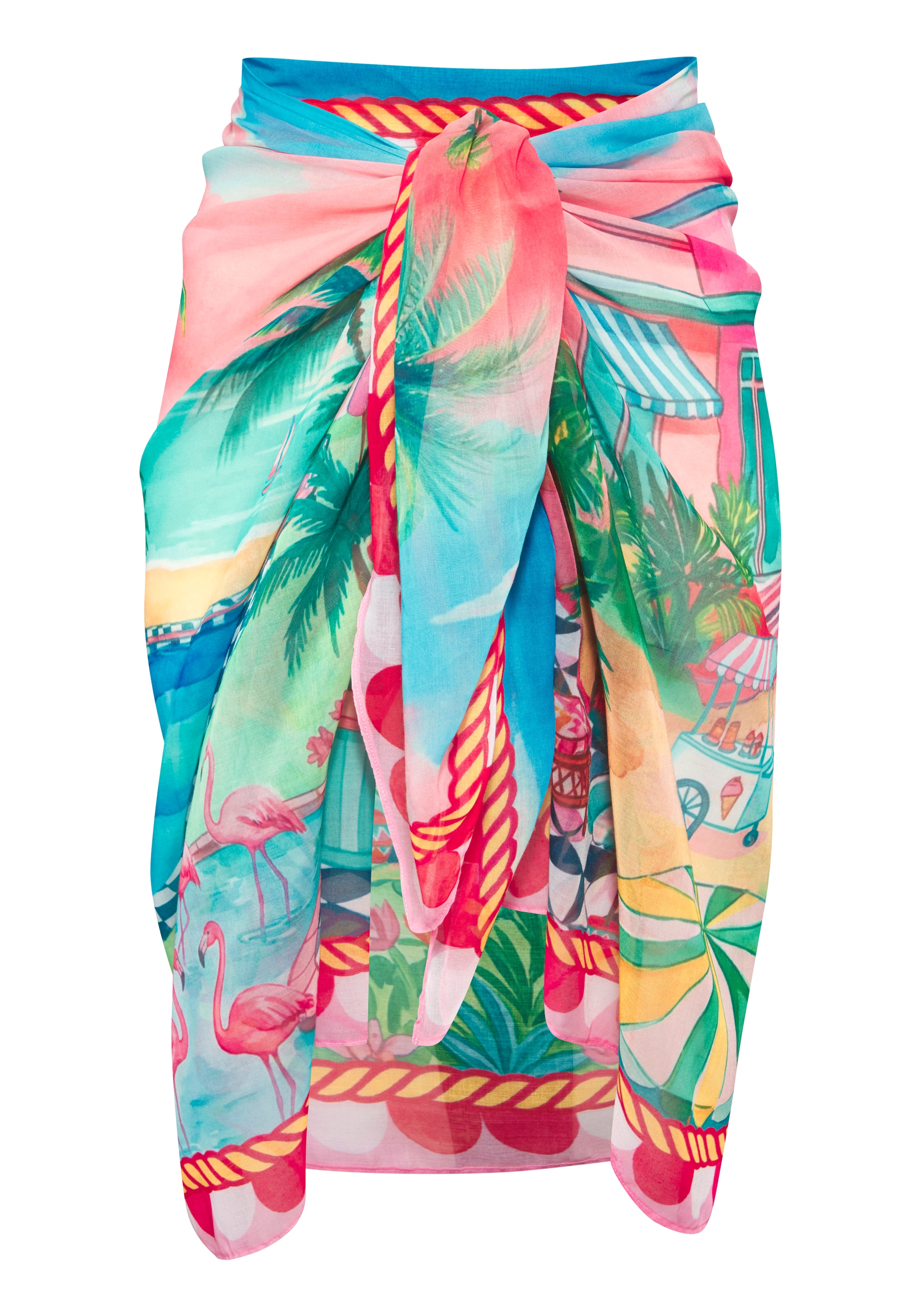 Beachtime by Lascana Pareo mit platziertem, sommerlichen Design