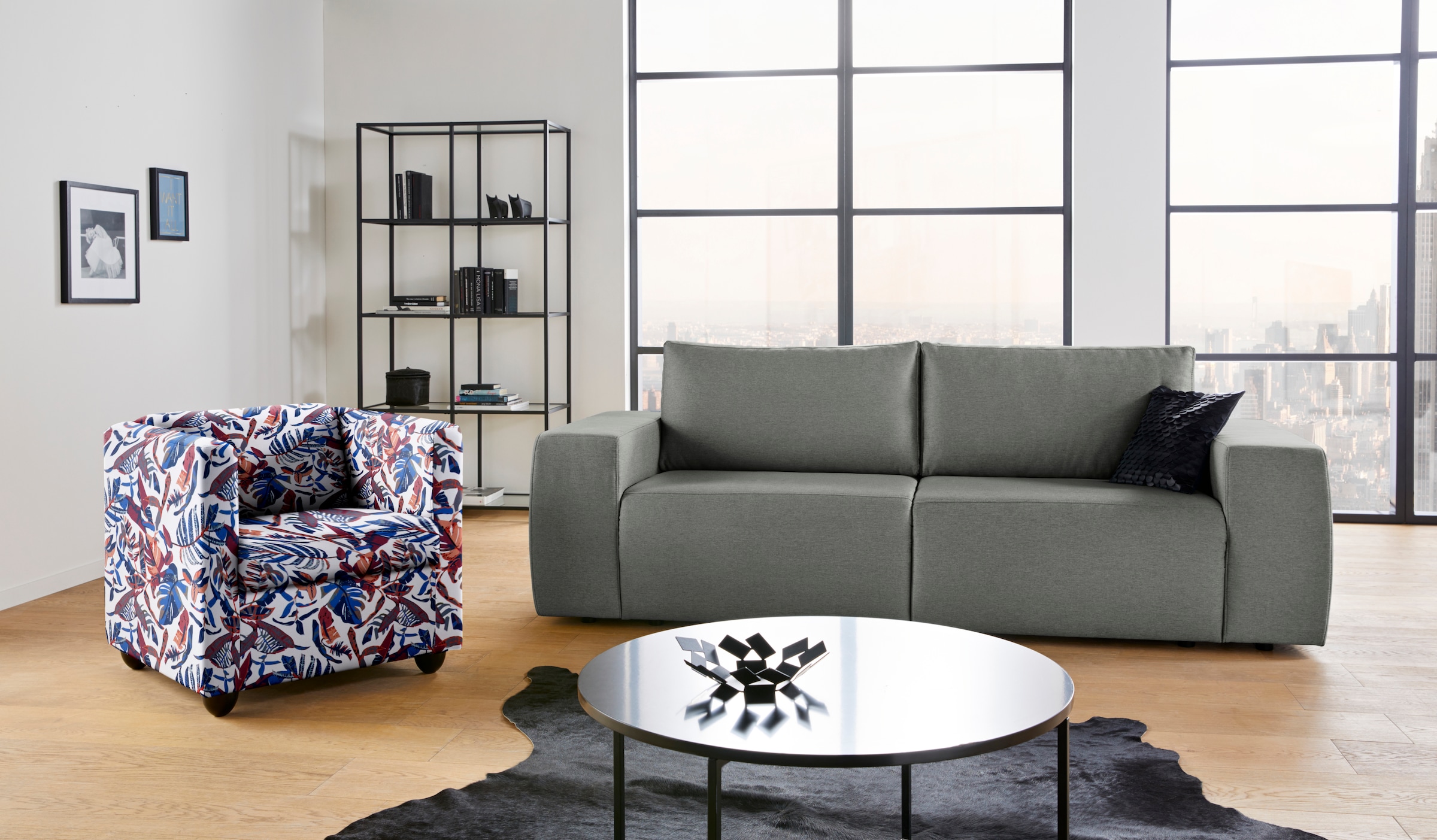LOOKS by Wolfgang Joop Big-Sofa »LooksII«, geradlinig und komfortabel