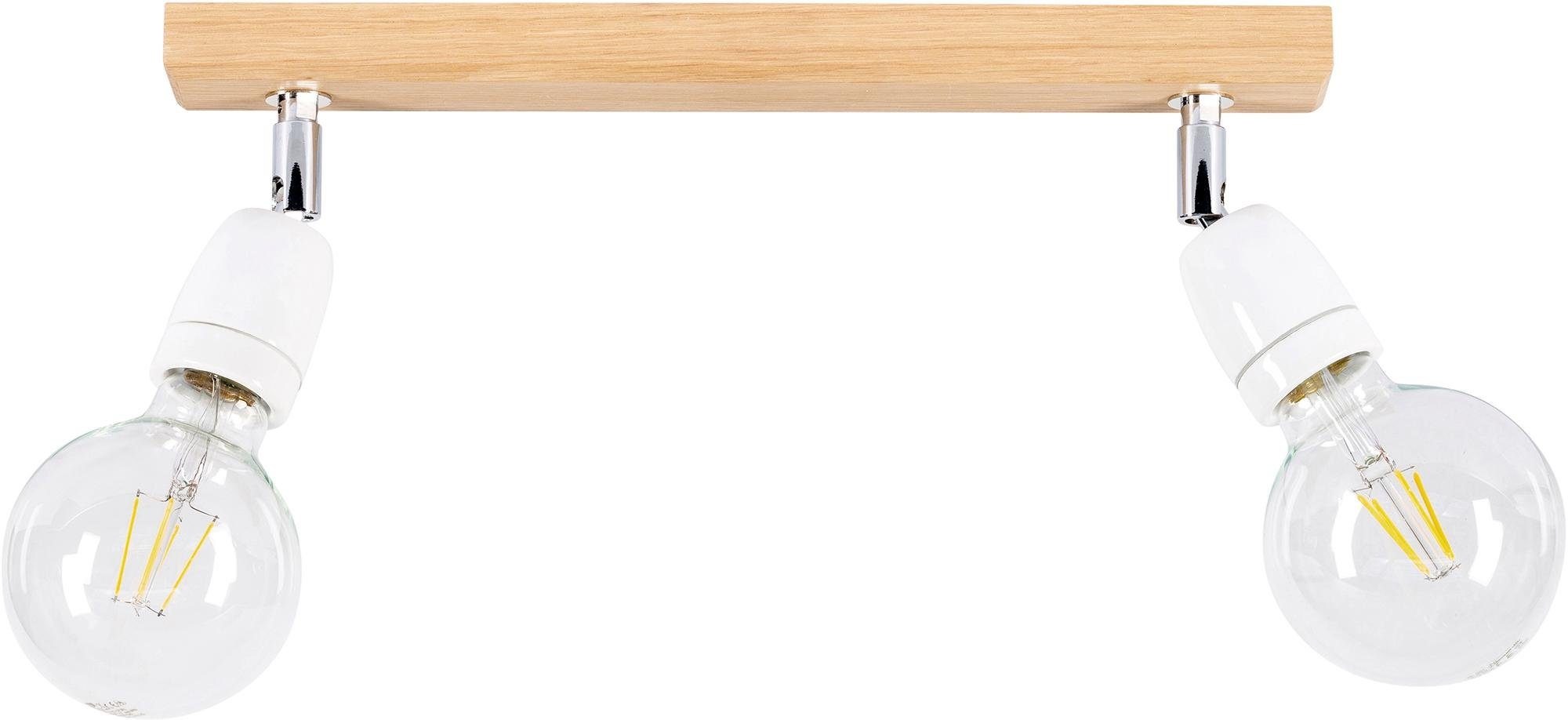 BRITOP LIGHTING Deckenleuchte »PORCIA WOOD«, 2 flammig, Leuchtmittel E27 günstig online kaufen