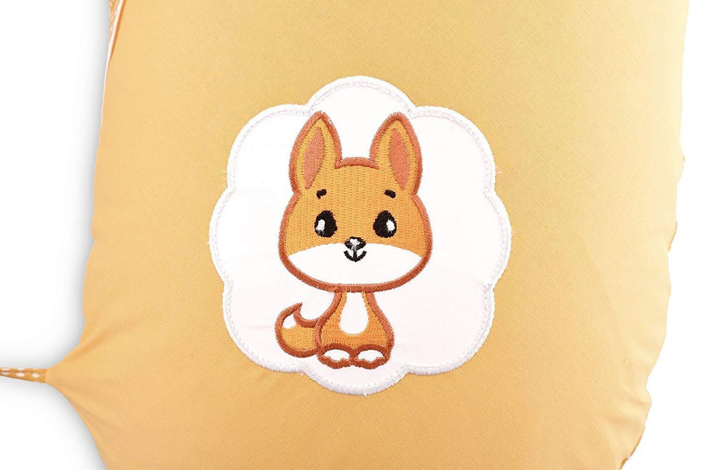 SEI Design Stillkissen »Fuchs orange«, mit hochwertiger Stickerei mit niedlichen Tiermotiven