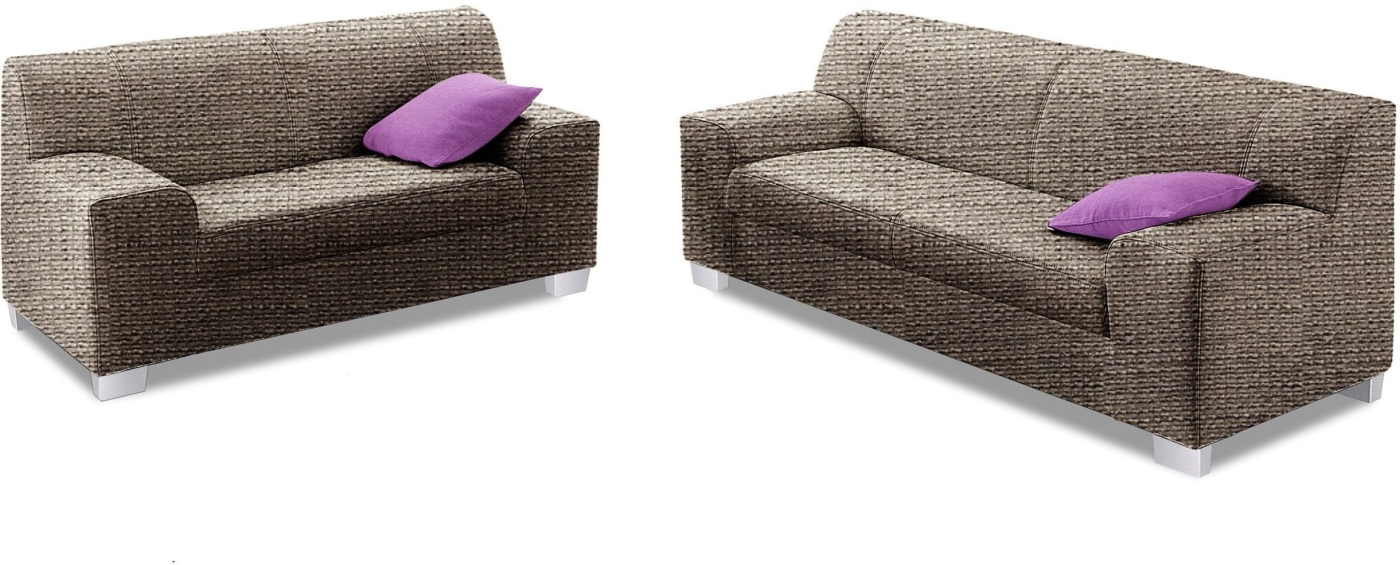 DOMO collection Polstergarnitur »Amando«, (Spar-Set), bestehend aus 2er- un günstig online kaufen