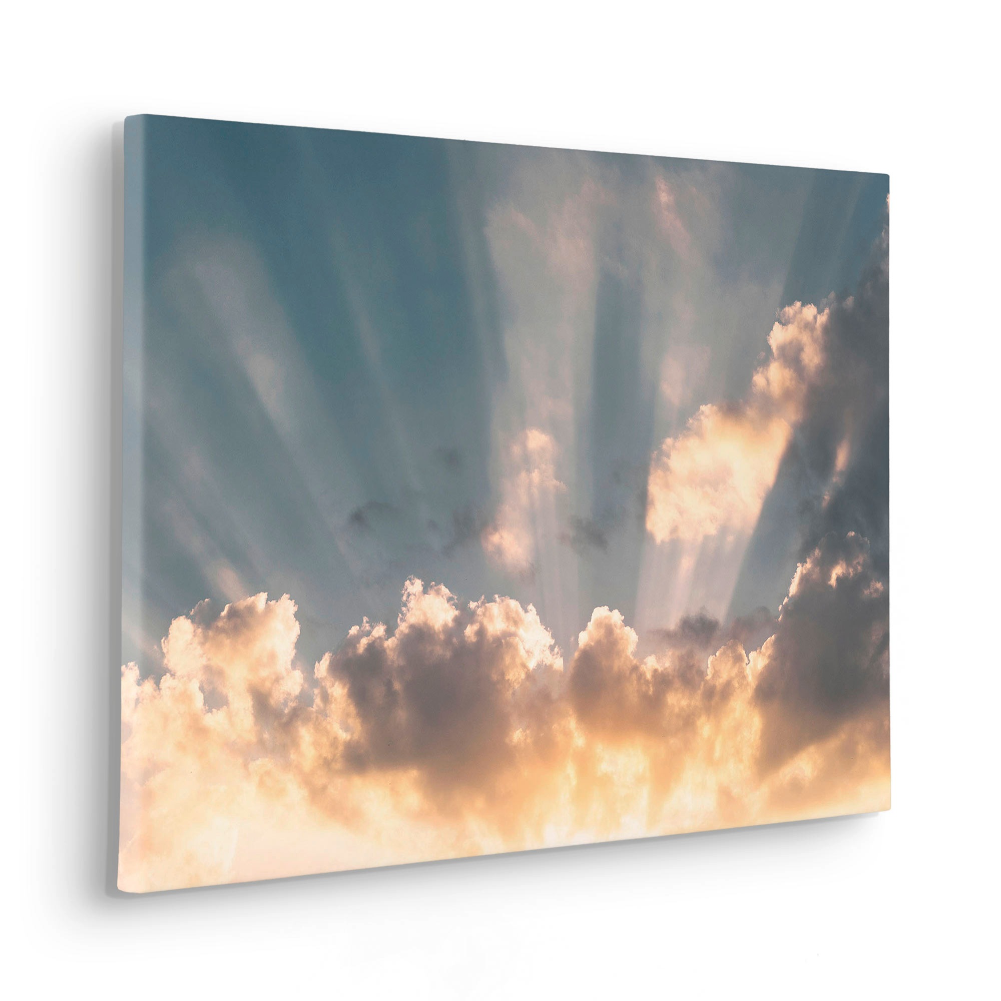 Komar Leinwandbild »Enlightenment - Größe 60 x 40 cm«, Baum-Blätter-Natur-Berge-Blumen-Foto-Jahreszeiten-Landschaft-Meer-Strand-Palmen, (Packung, 1 St.), Keilrahmenbild mi Echtholzrahmen