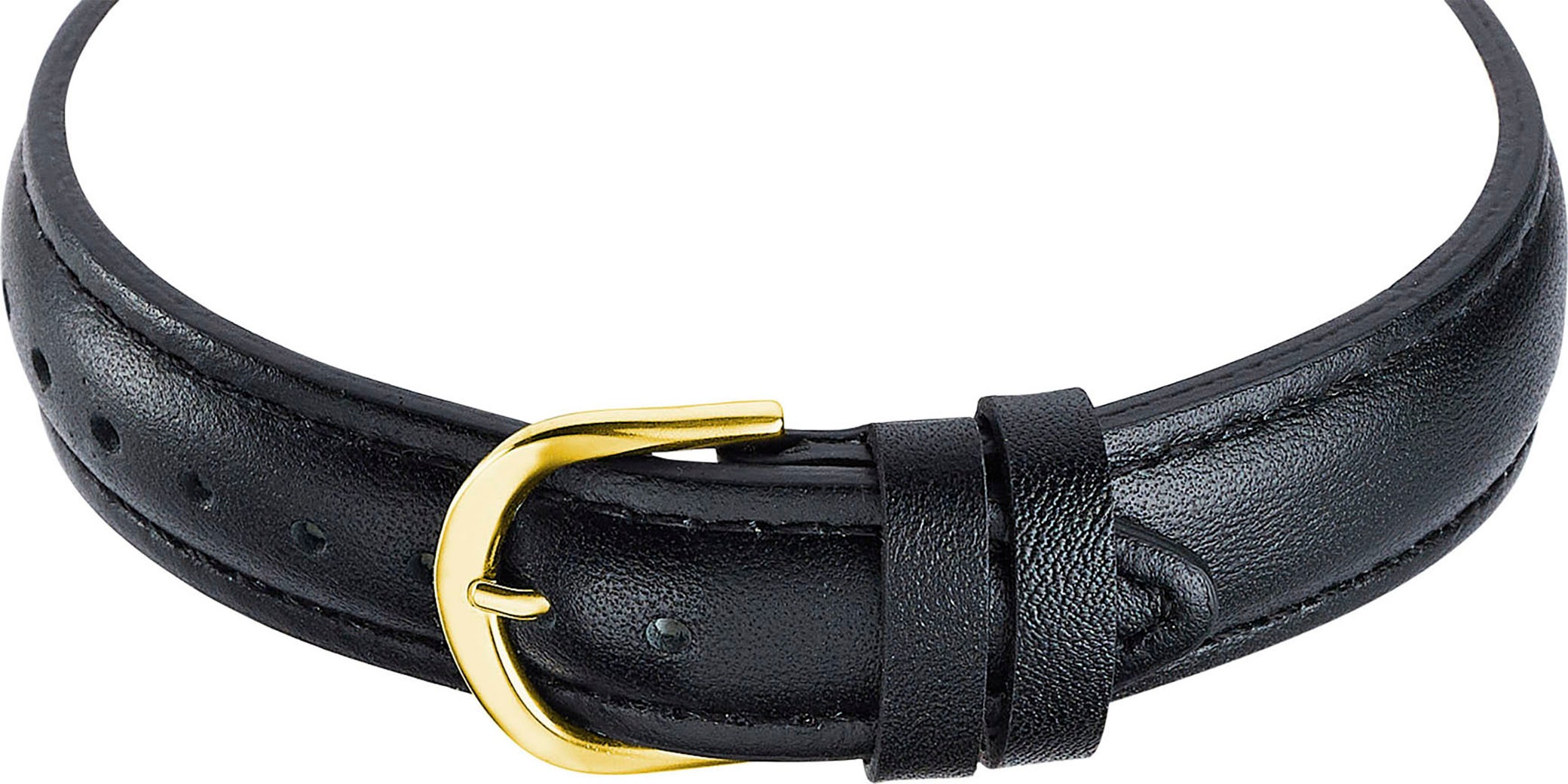 MASTER TIME Funkuhr »Sprechende Funkuhr«, Quarzuhr, Armbanduhr, Damenuhr, Lederarmband, analog