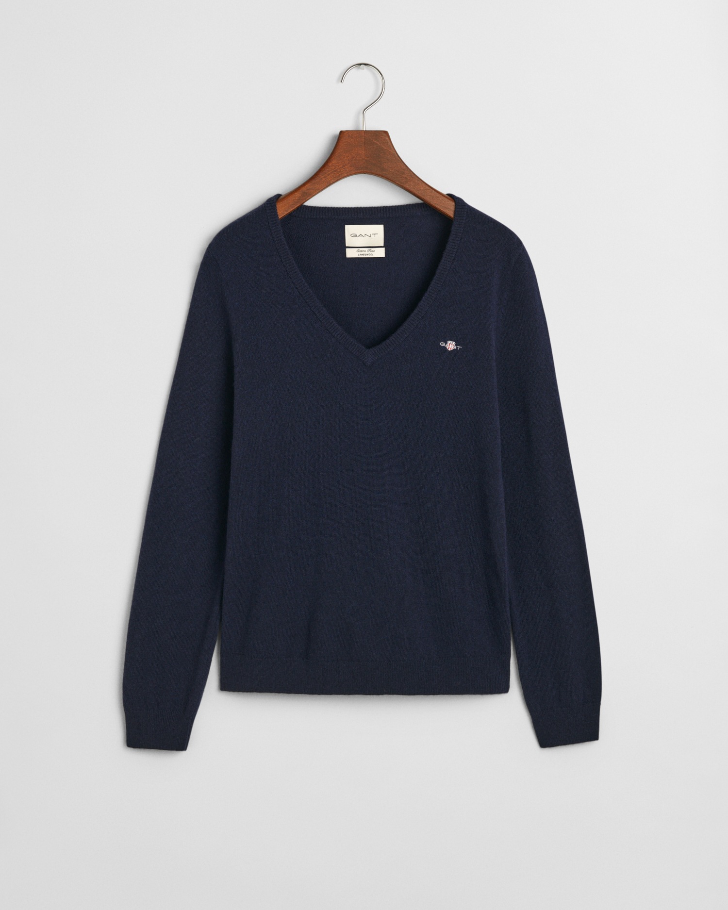 Gant V-Ausschnitt-Pullover »EXTRAFINE LAMBSWOOL V-NECK«
