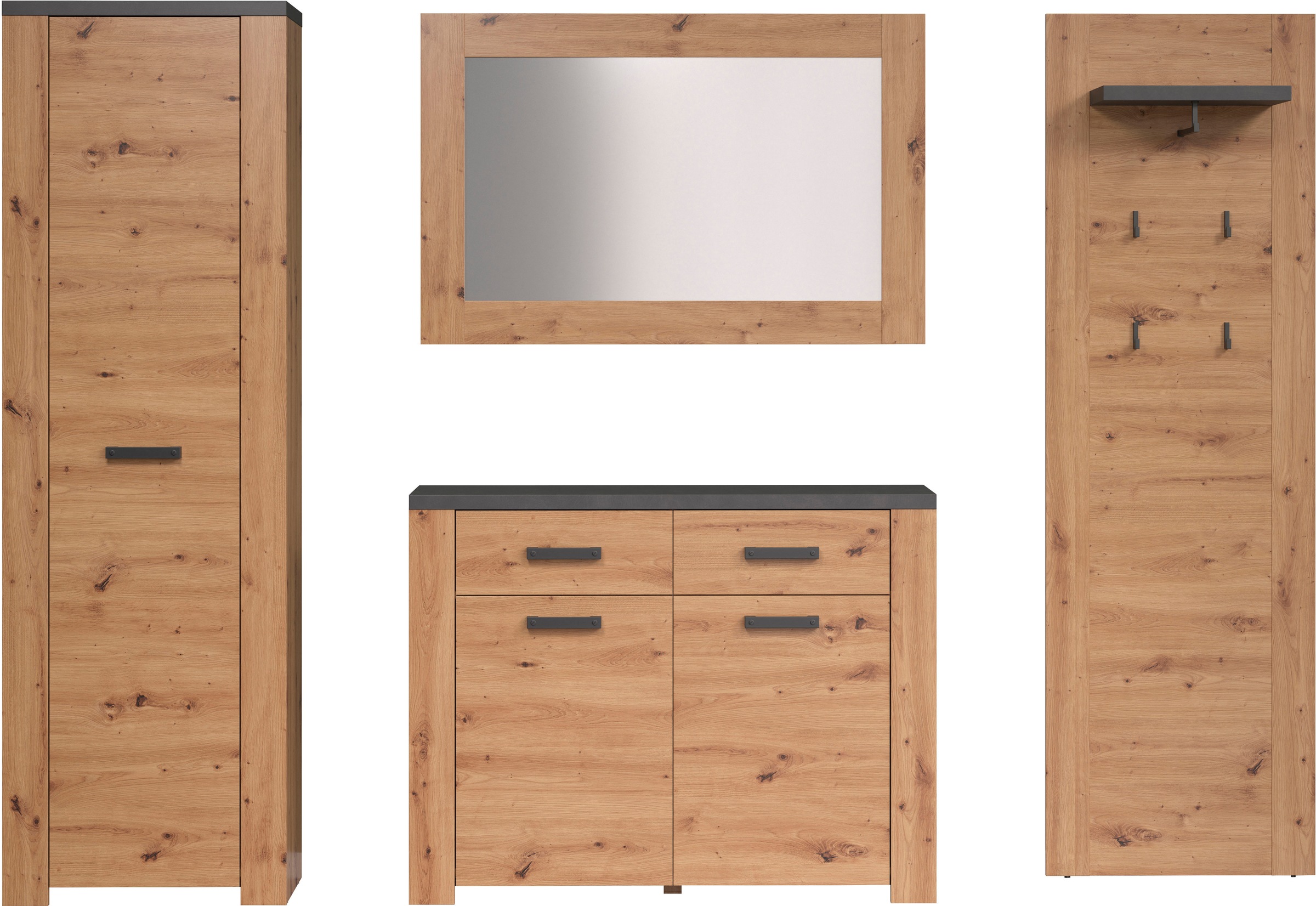 Home affaire Garderoben-Set »Ambres«, (4 St.)
