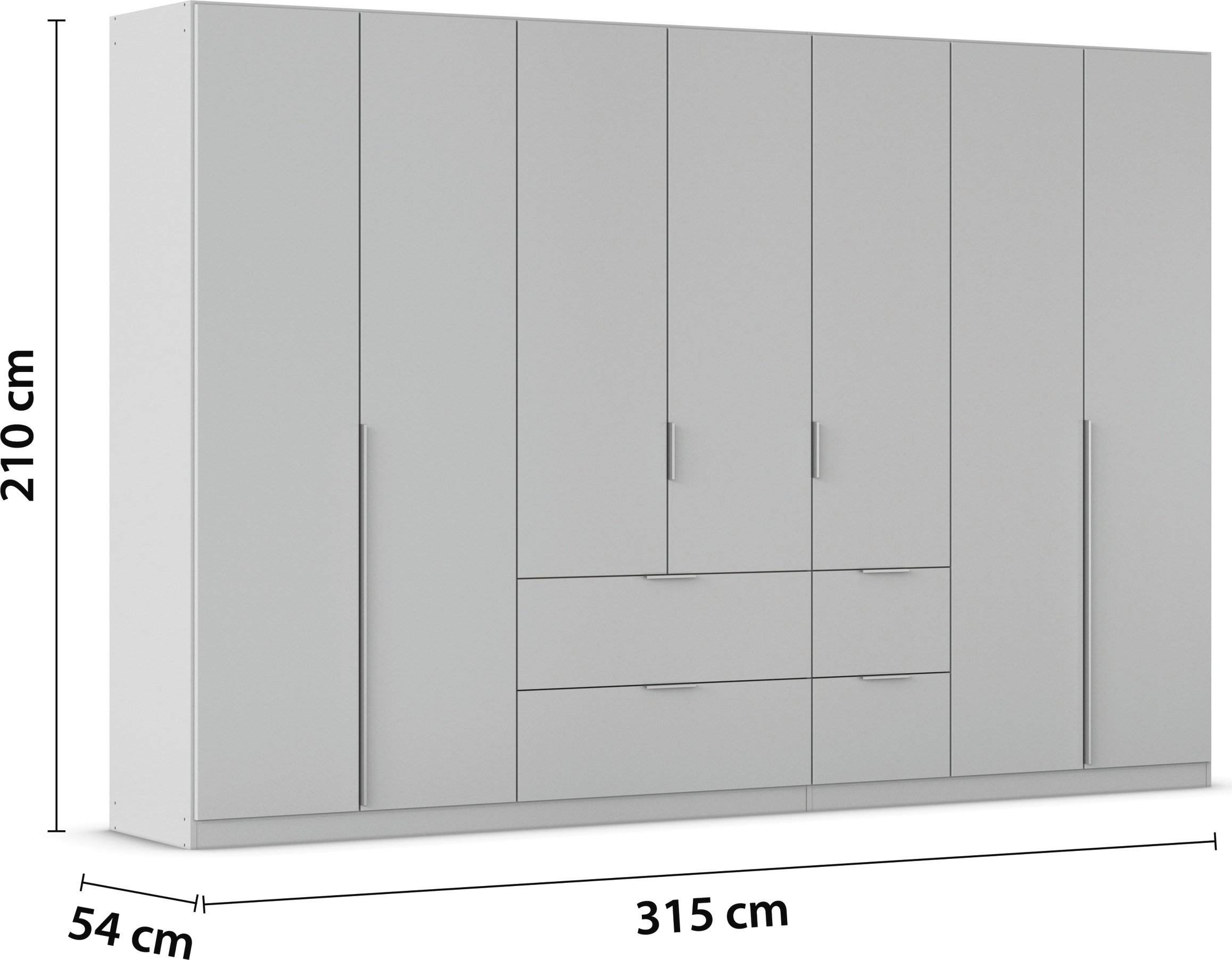 rauch Drehtürenschrank »Kleiderschrank Schrank Garderobe AGORDO mit Dekor- oder Hochglanzfront«, mit Außenschubkästen, in 6 Breiten und 2 Höhen MADE IN GERMANY