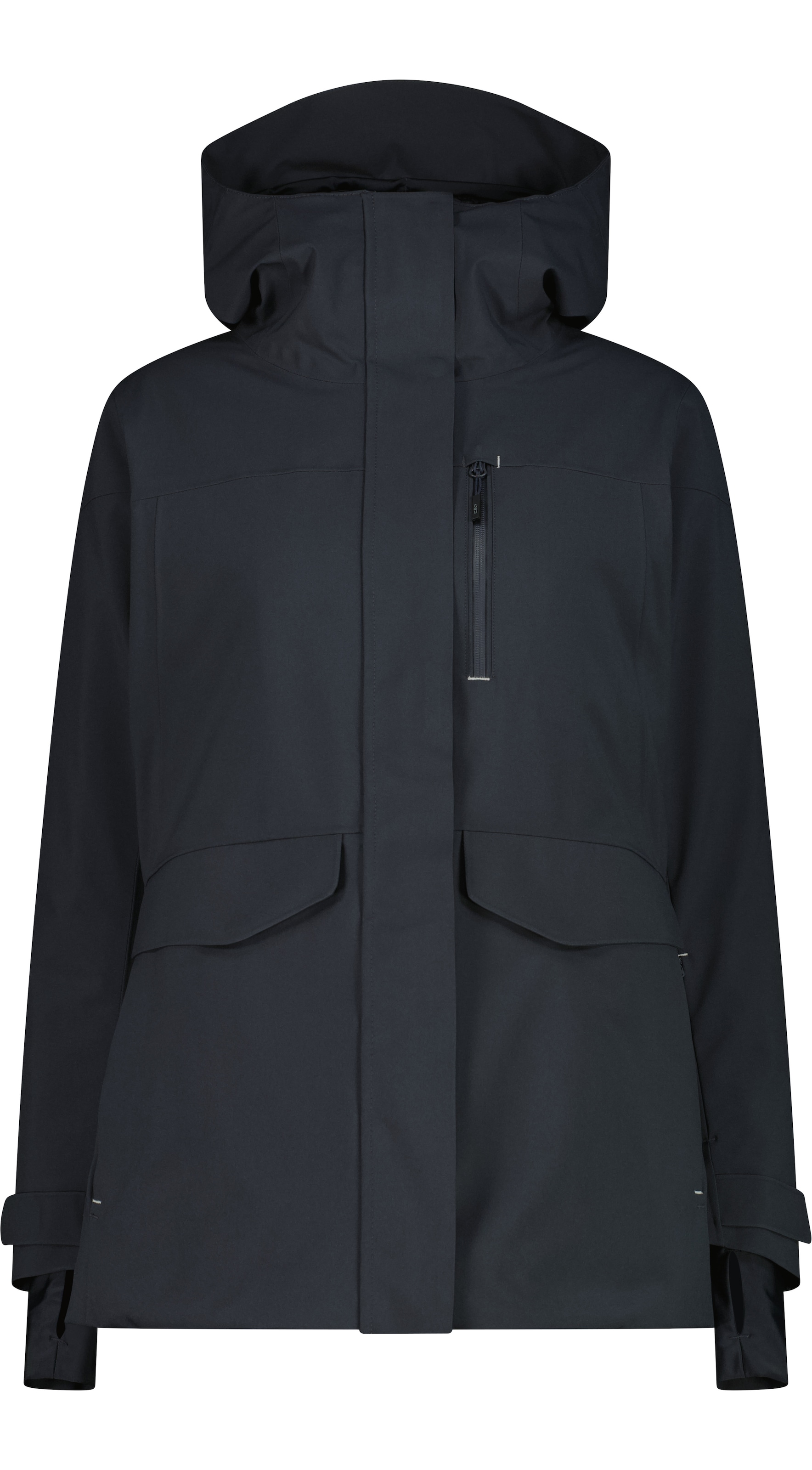CMP Funktionsparka »WOMAN LONG JACKET FIX HOOD« mit Kapuze Winddicht,Wasserdicht, Getapte Nähte, Wärmende Wattierung