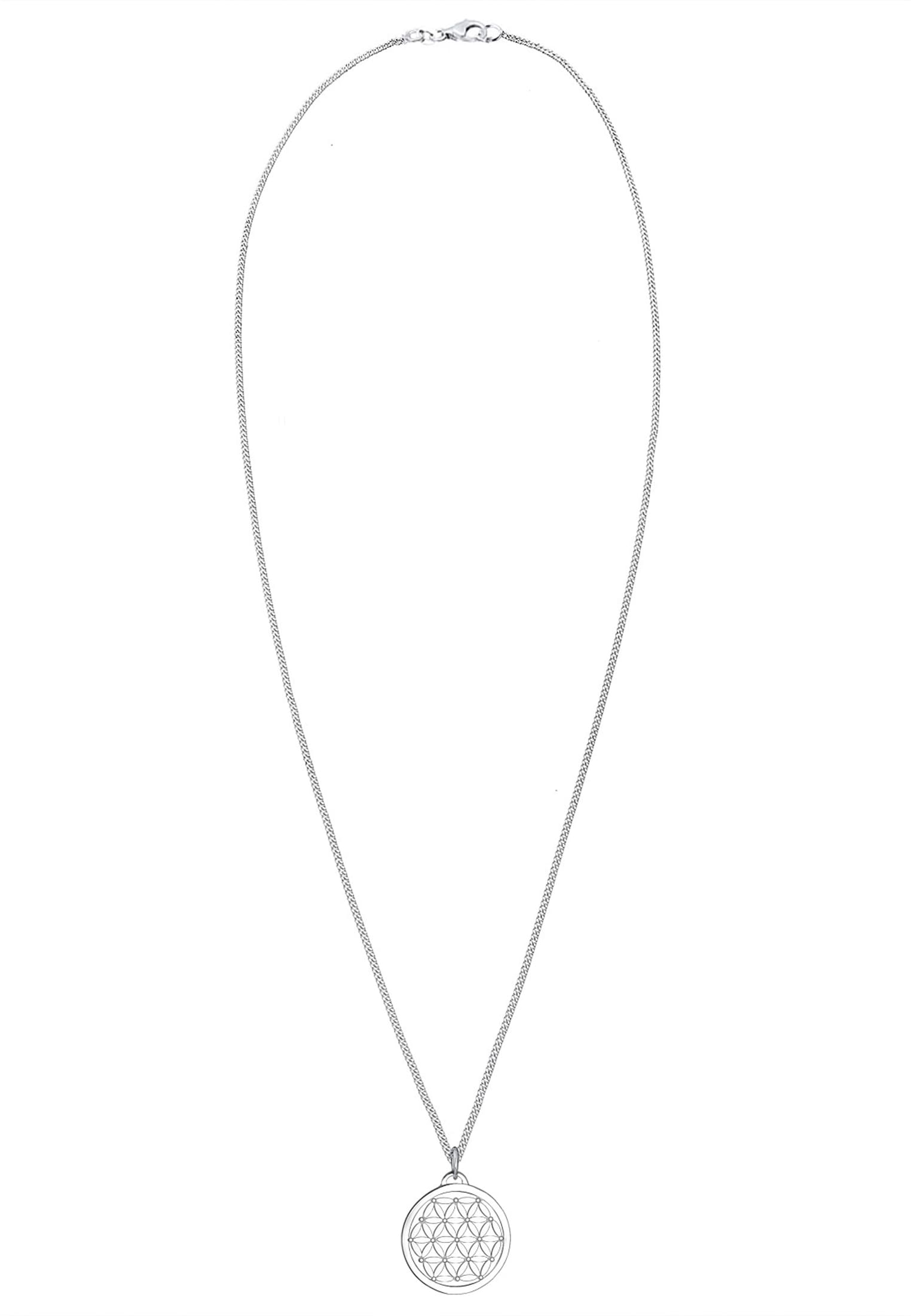 Elli Kette mit Anhänger »Anhänger Blume des Lebens 925 Sterling Silber«