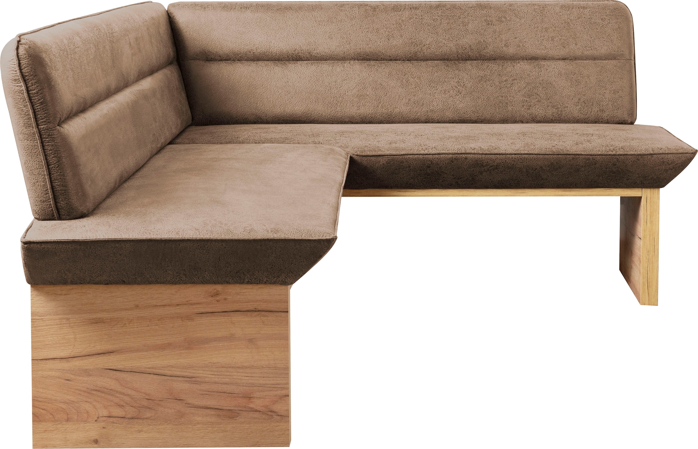 Home affaire Eckbankgruppe »Beluna + Cross Essecke Sitzgruppe Eckbank Küchenbank BESTSELLER«, (Set, 4 tlg., Eckbank, 2 Stühle und Tisch), Sitzgruppe Esszimmer Stühle Tisch und Bank bequem gepolstert