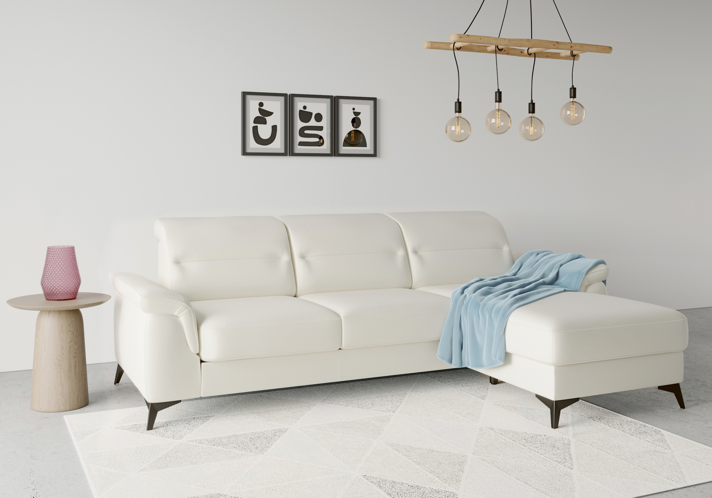 sit&more Ecksofa »Sinatra L-Form«, mit Recamiere, optional mit Kopfteilvers günstig online kaufen