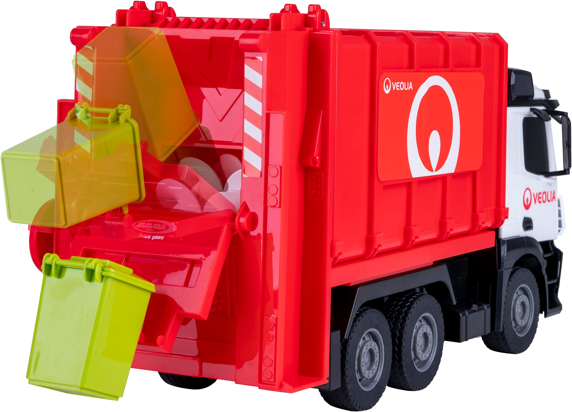 Jamara RC-LKW »Müllwagen Mercedes-Benz Antos 2,4GHz«, LED-Licht vorne; Maßstab 1:26
