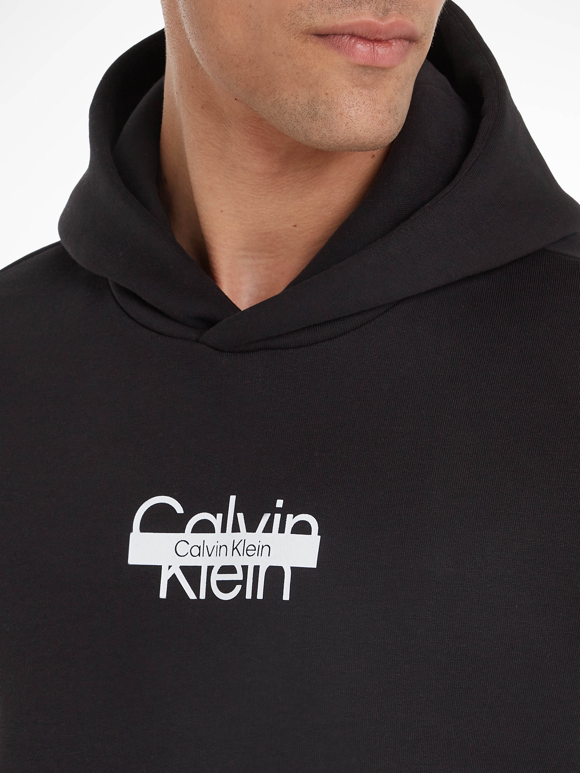 Calvin Klein Kapuzensweatshirt »CUT THROUGH LOGO HOODIE«