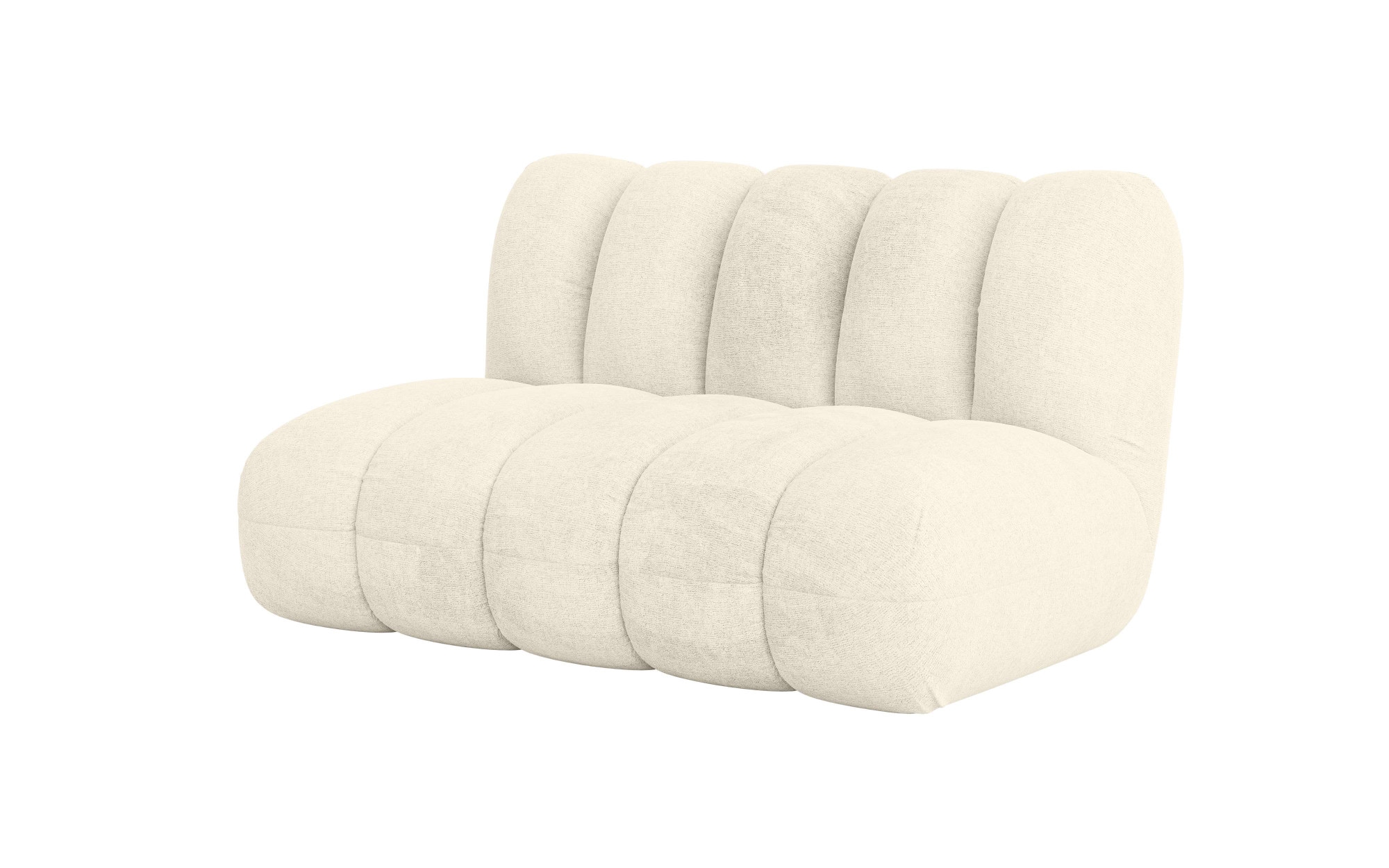 LeGer Home by Lena Gercke 2-Sitzer »Priya Designersofa, moderne Steppung, auch in Bouclé«, gemütlich und modern, B/T/H: 155/108/84 cm