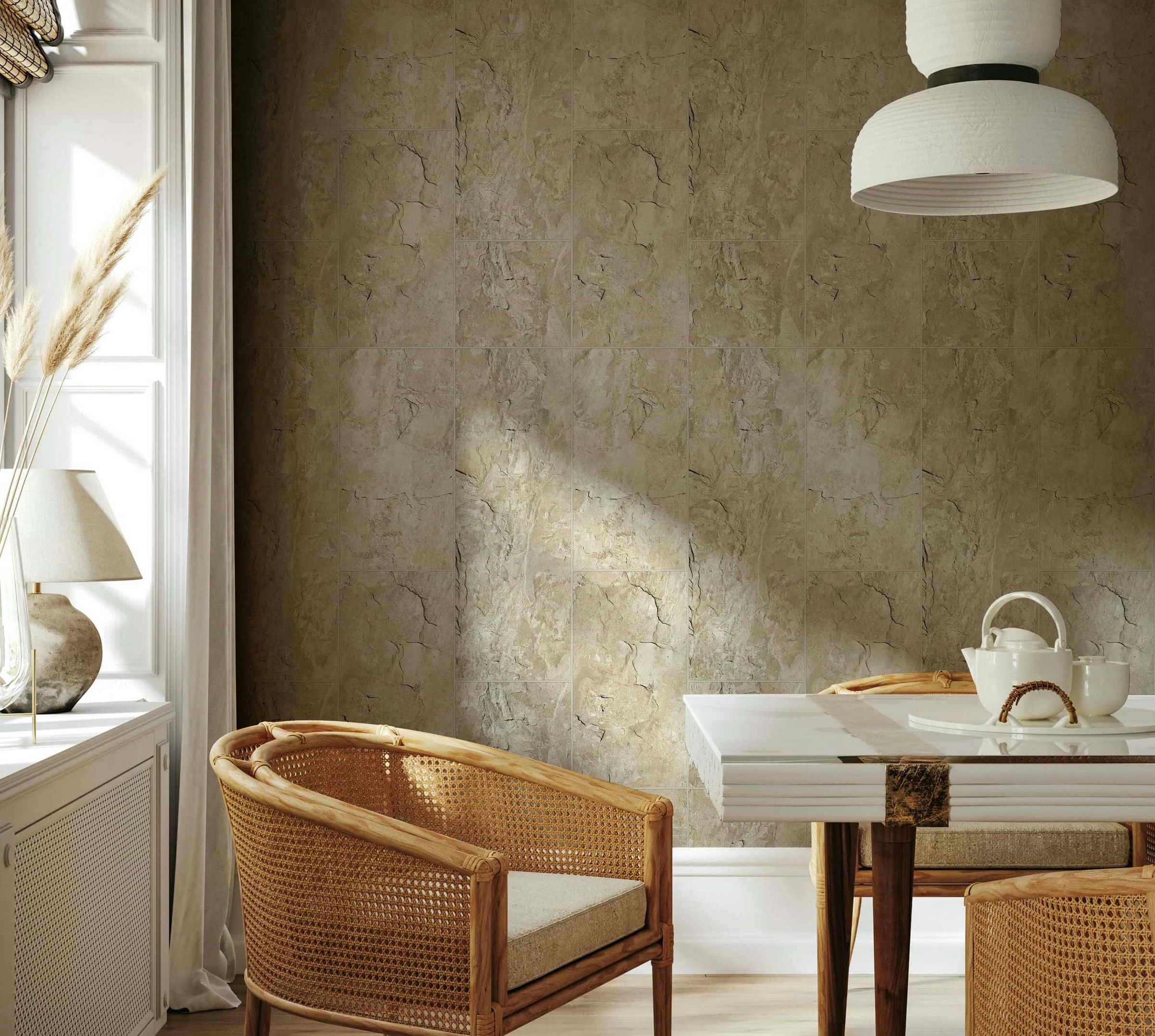 Marburg Vliestapete »Tapete Vintage Tile« used geprägt moderne Vliestapete für Wohnzimmer Schlafzimmer Küche