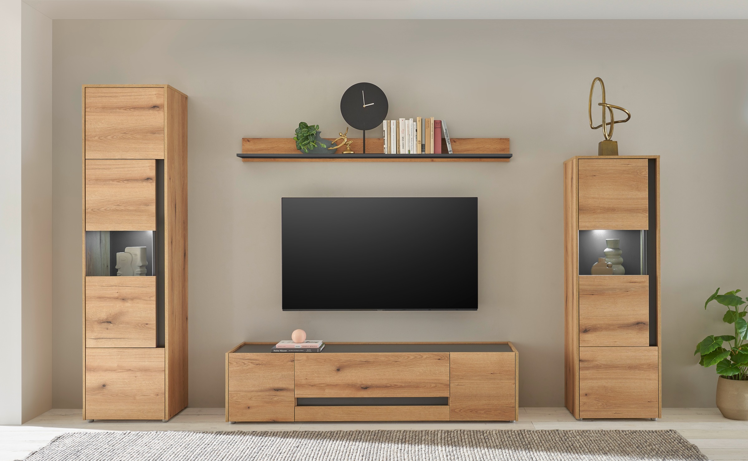 INOSIGN Wohnwand »City/Giron, moderne Anbauwand, Komplettset in vielen Farb günstig online kaufen