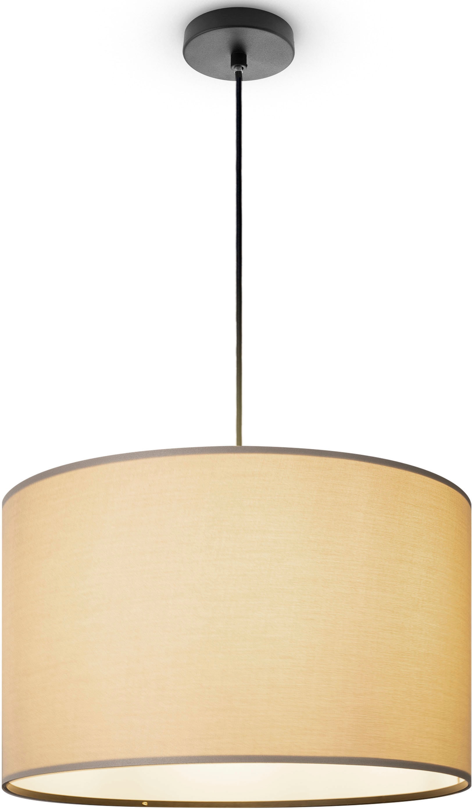 Paco Home Pendelleuchte »HUGO UNI COLOR« E27 Deckenlampe LED  Wohnzimmer Und Schlafzimmer, Unifarben, Deko E27